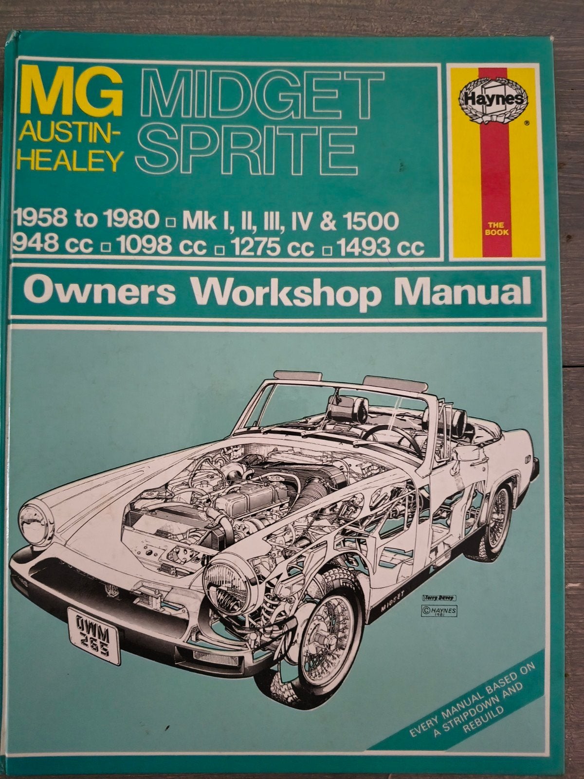 MG Midget / Austin-Healey Sprite Werkplaatshandboek, Ophalen of Verzenden, Gelezen, Overige merken, Haynes
