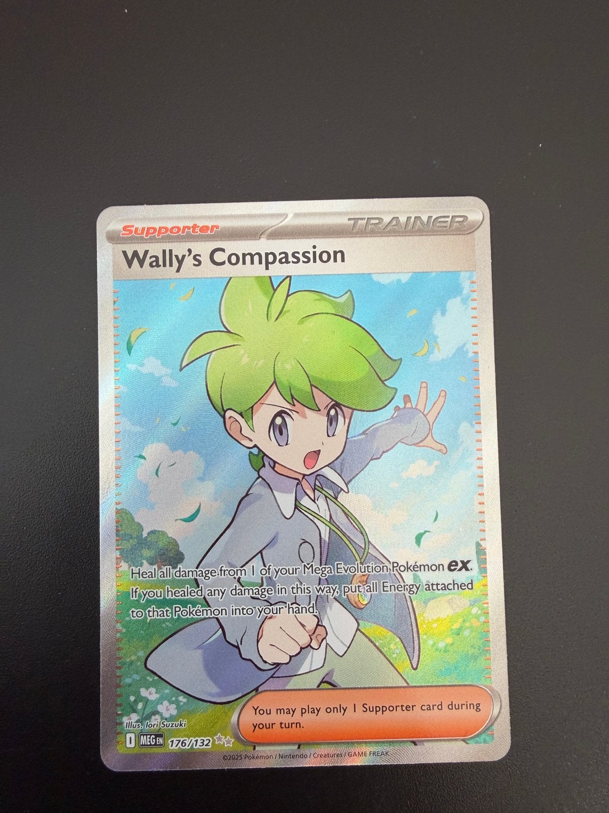 Wally’s Compassion 176/132 Full Art Ultra Rare Pokémon, Ophalen of Verzenden, Nieuw, Losse kaart