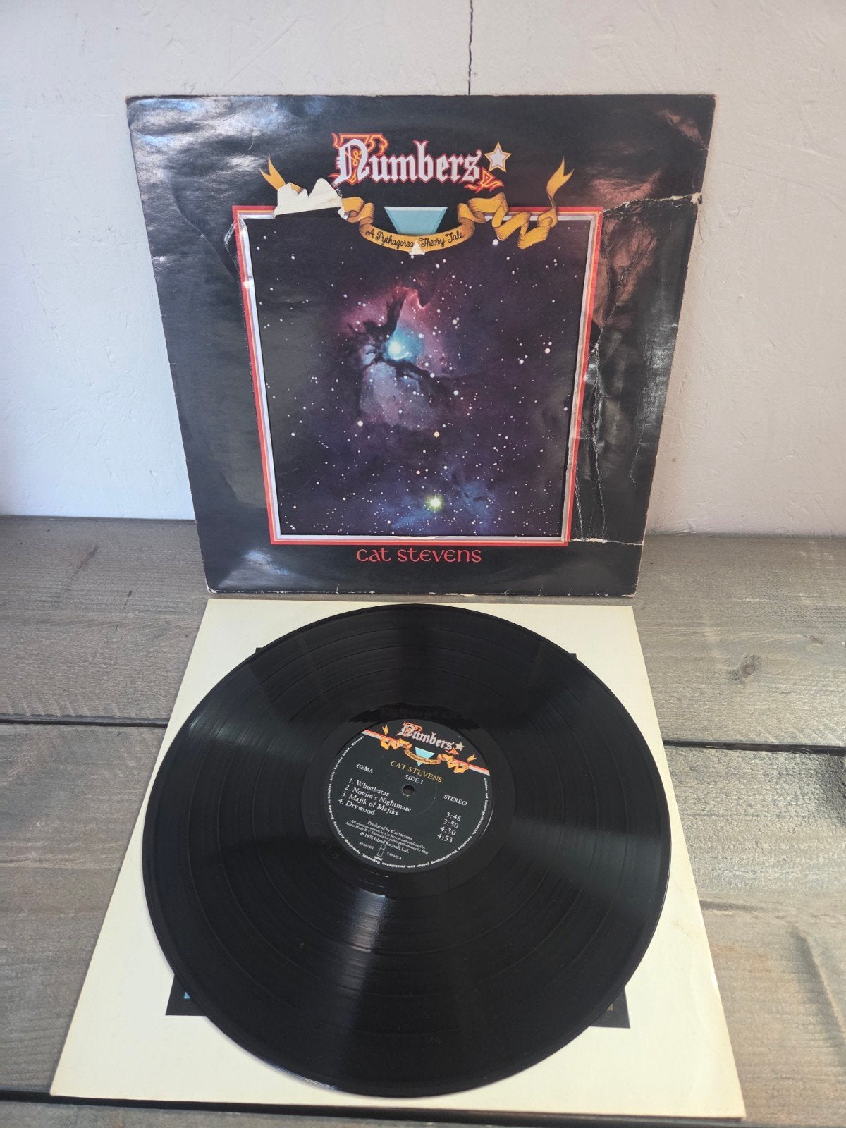 Cat Stevens - Numbers (LP Vinyl), Cd's en Dvd's, Vinyl | Pop, Gebruikt, 12 inch, Ophalen of Verzenden