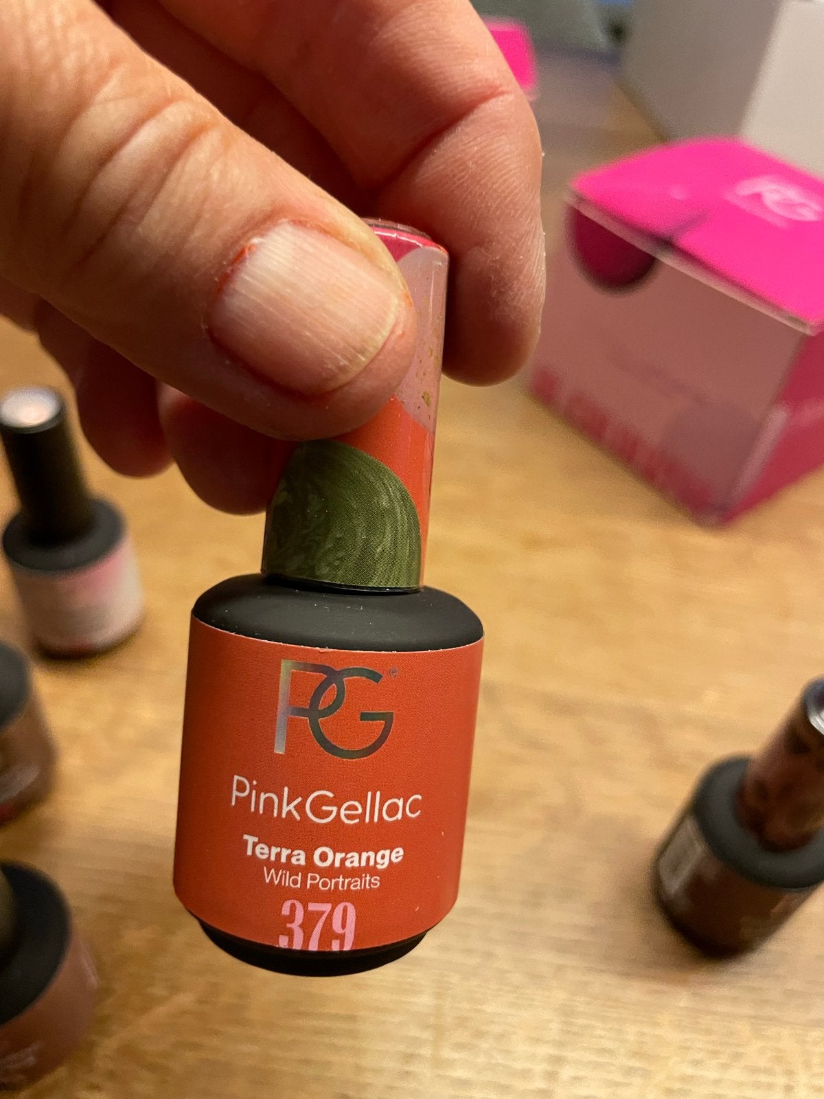 Pink Gellac Startpakket met Lamp en 5 Kleuren, Ophalen of Verzenden, Zo goed als nieuw, Gehele gezicht, Verzorging