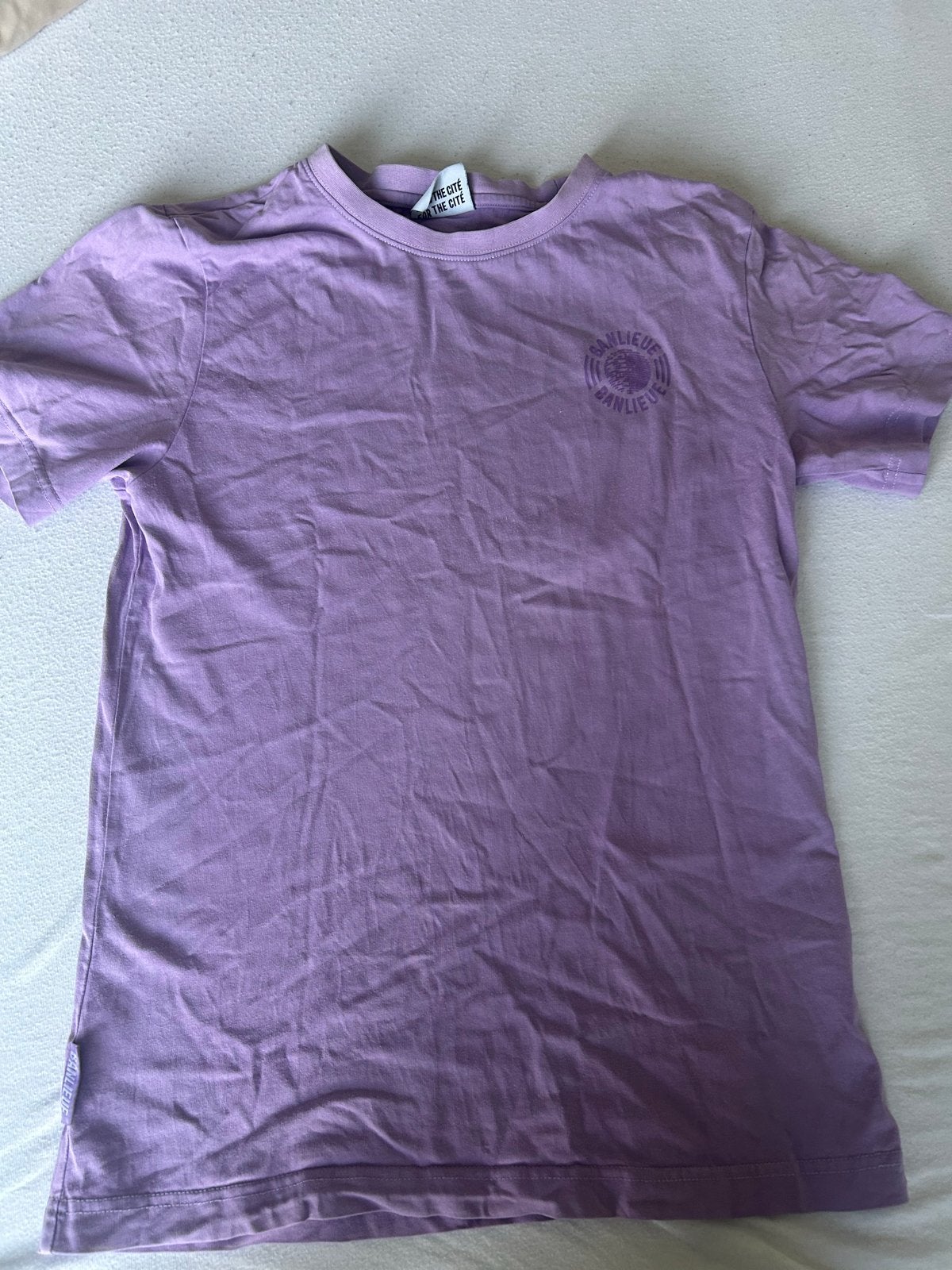 Banlieue shirt paars, Ophalen of Verzenden, Zo goed als nieuw, Maat 46 (S) of kleiner, Paars