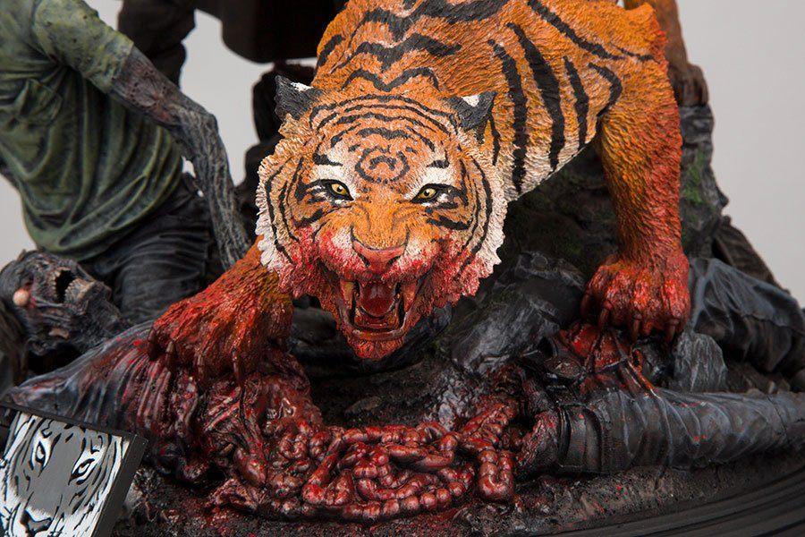 McFarlane Walking Dead Statue Ezekiel & Shiva Exclusive, West Campus 1 76863 Herxheim (DE), Beeldje, Replica of Model, Heo GmbH