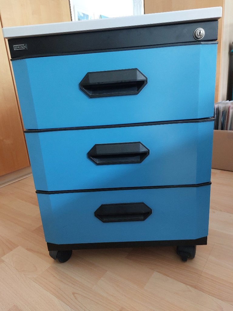 Ladenblok Metaal op Wielen, Ophalen, Overige typen, Gebruikt, 42 cm