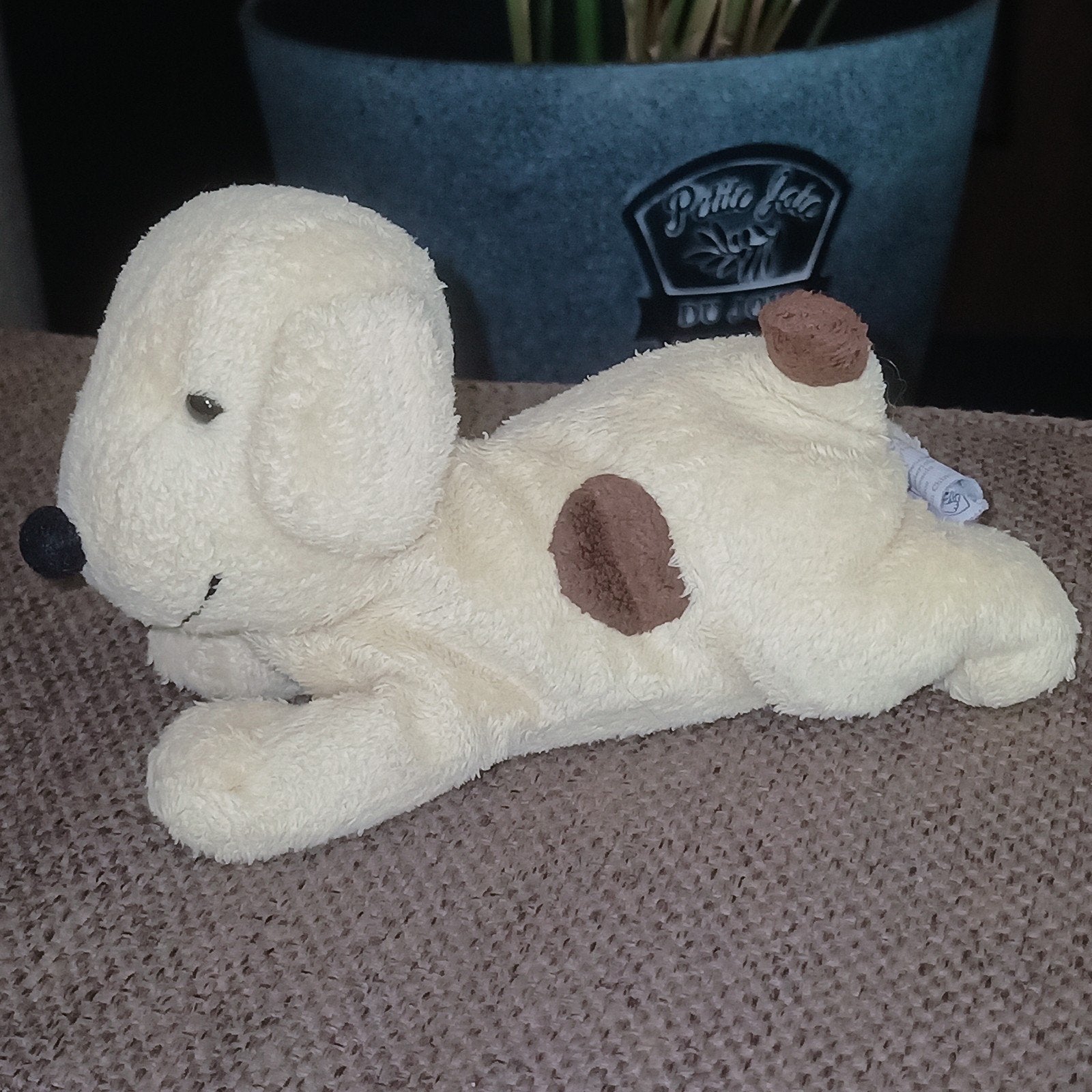 Dribbel hondje., Gebruikt, Geel, Wasbaar, Klein (minder dan 20 cm)