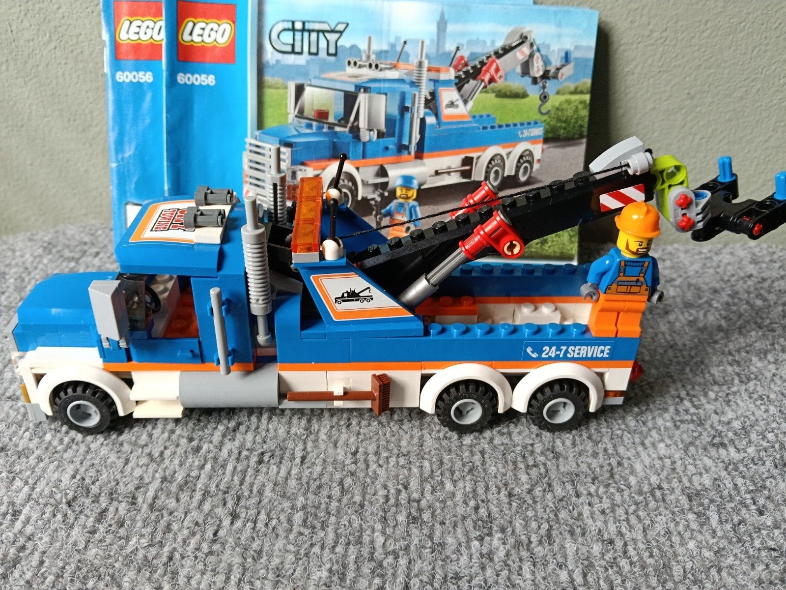 Lego City Takelwagen 60056 - Compleet met instructies, City, Lego, Aastvej 1, 7190 Billund, Denmark, Inclusief instructies