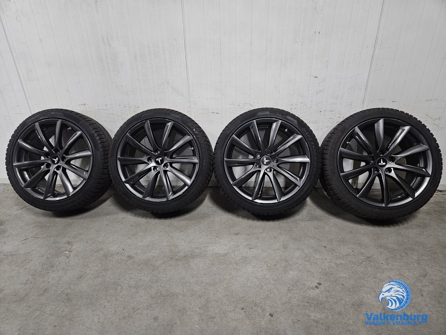 6-7mm! Tesla Model 3 19 inch Sport Wheel antraciete velgen 5, Auto-onderdelen, 19 inch, Gebruikt, -, -