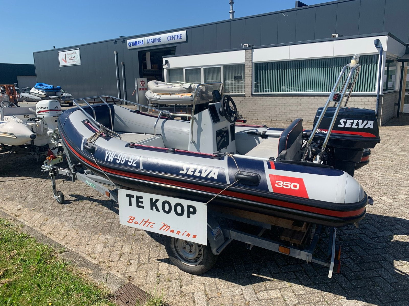 Selva 350 Hypalon Rib met Selva 35 pk, Watersport en Boten, Ophalen, Zo goed als nieuw, Benzine, Overige materialen