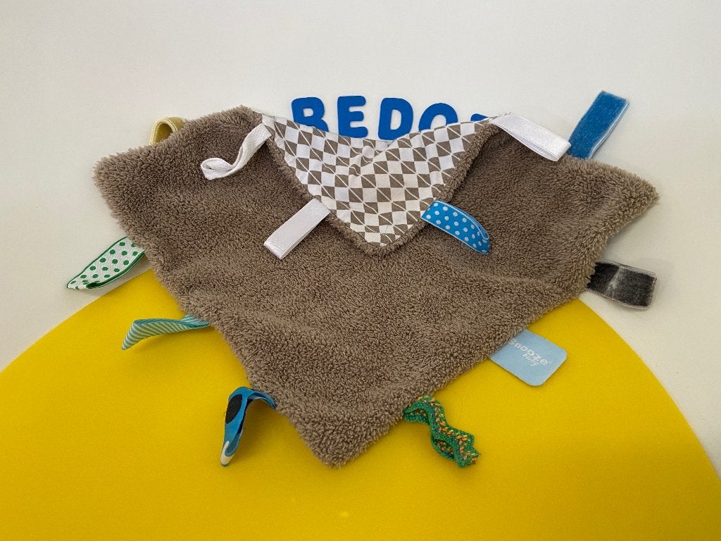 K2175 snoozebaby snooze baby doekje grijs, Ophalen of Verzenden, Zo goed als nieuw, Overige typen