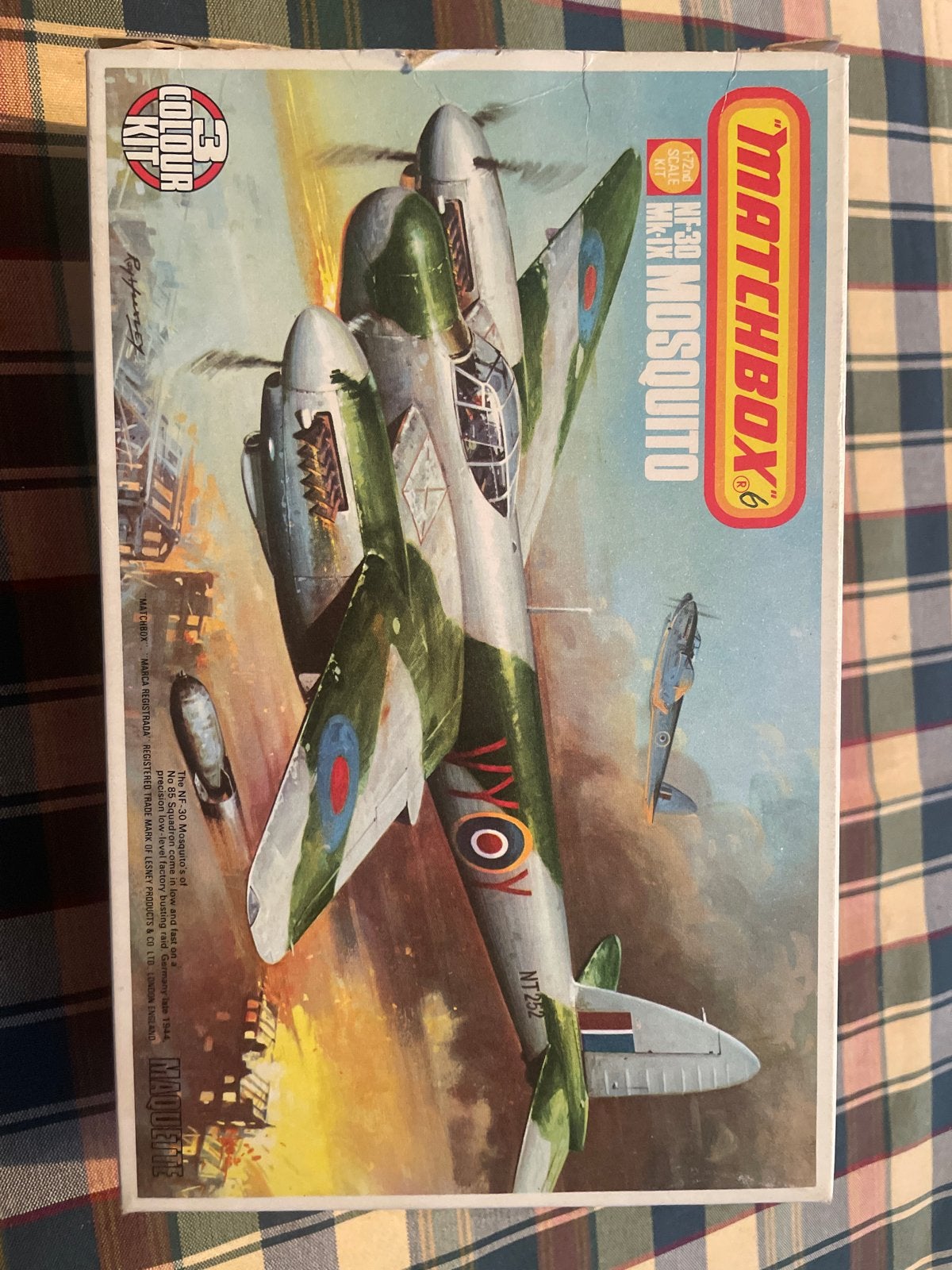 Matchbox PK-500 Mosquito Vliegtuig Bouwpakket, Overige merken, Nieuw, Ophalen of Verzenden, Groter dan 1:72