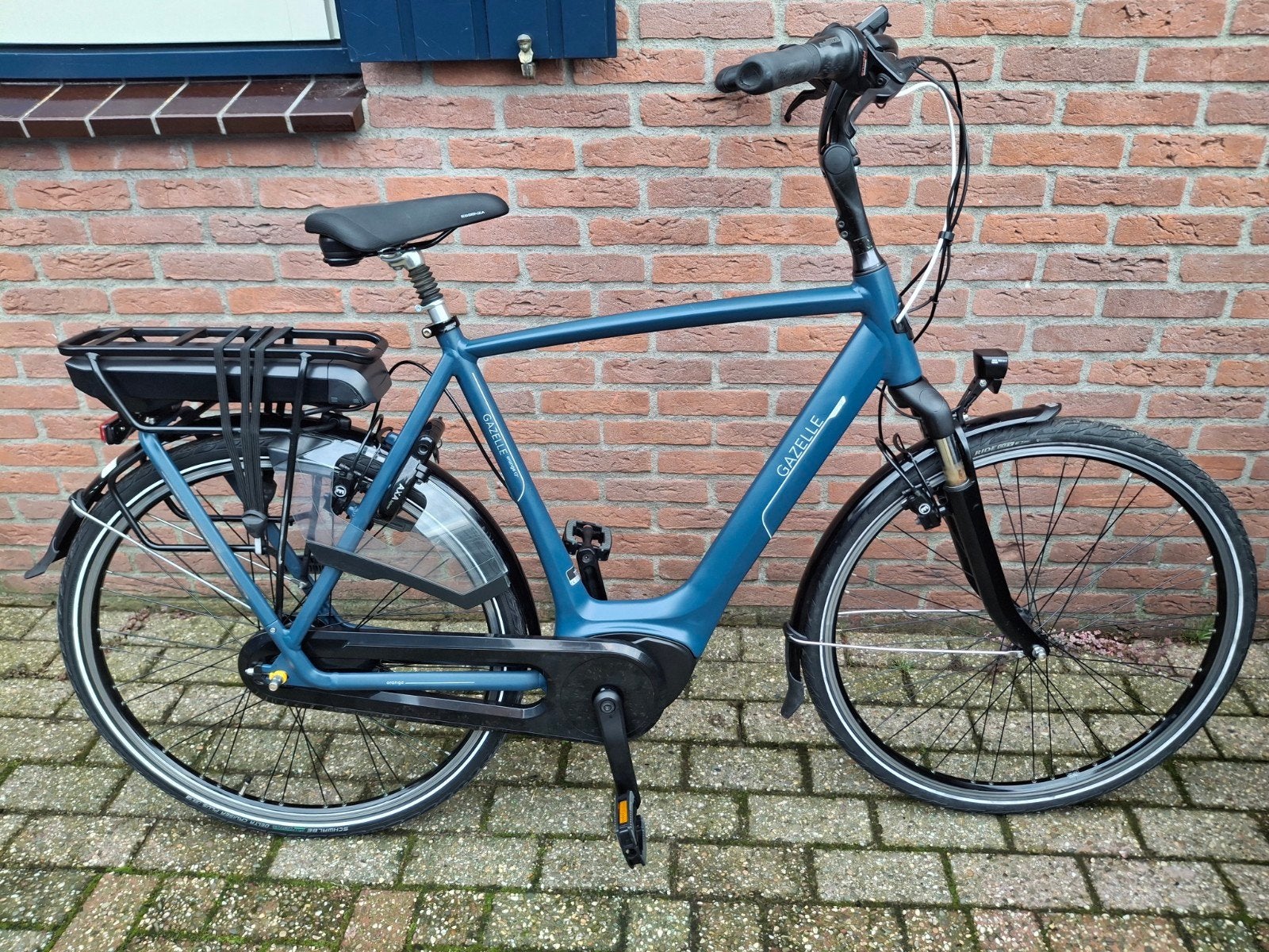 Gazelle Orange C7+, Ophalen, Gebruikt, Velgrem, Versnellingen