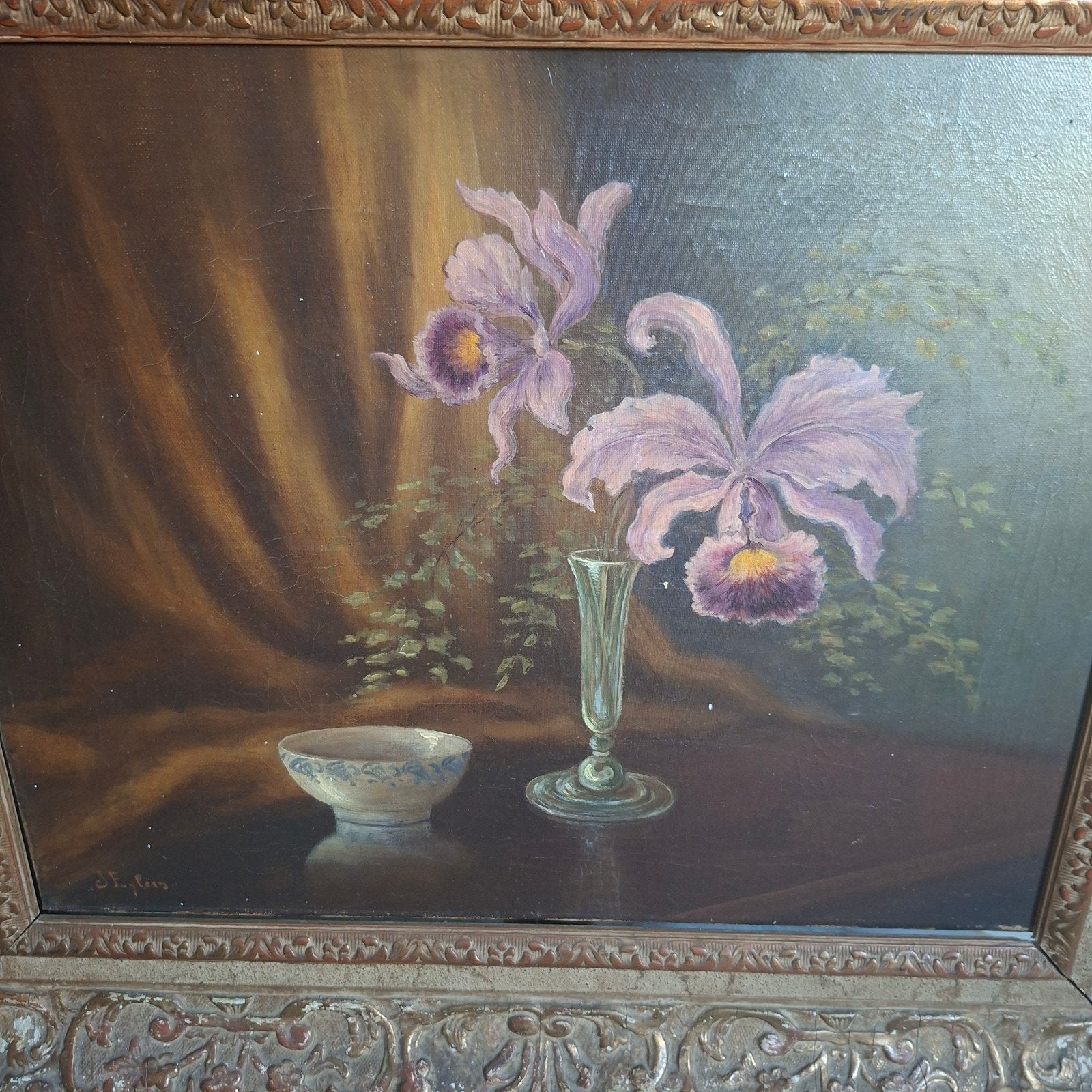 antieke schilderije, Ophalen