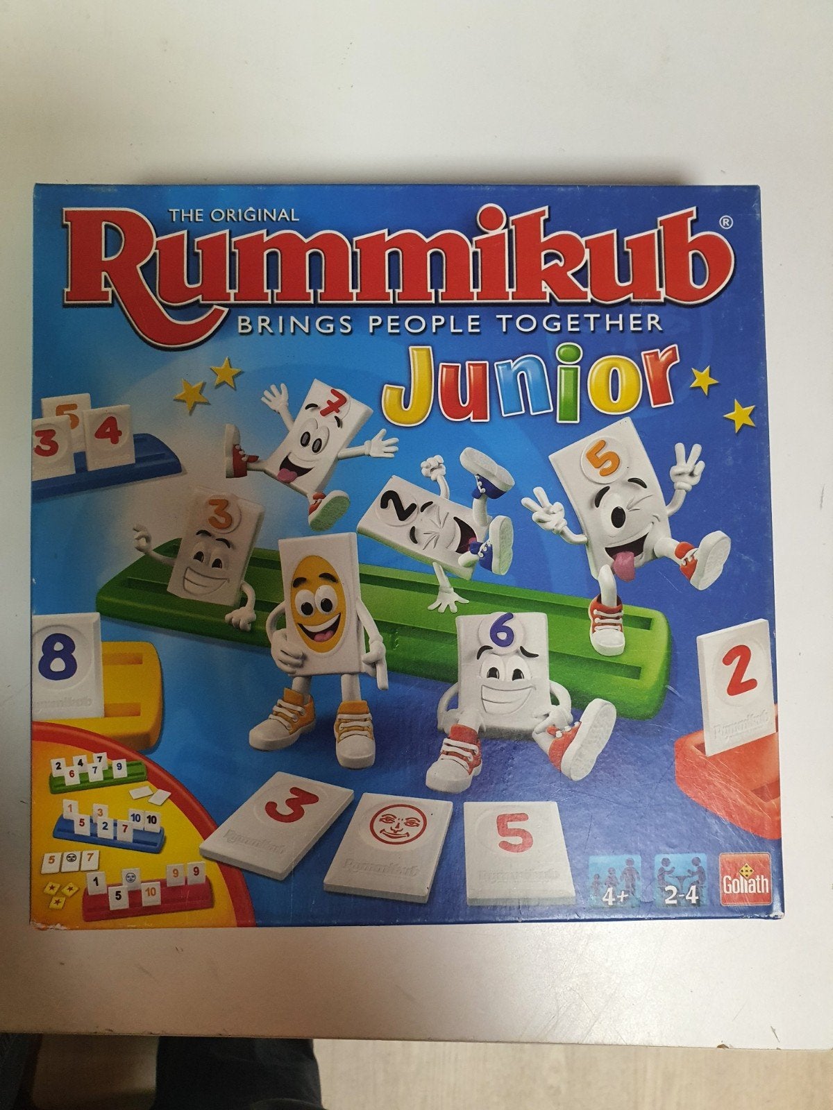 Rummikub Junior - Het originele spel voor jonge spelers, Drie of vier spelers, Ophalen of Verzenden, Zo goed als nieuw, Goliath