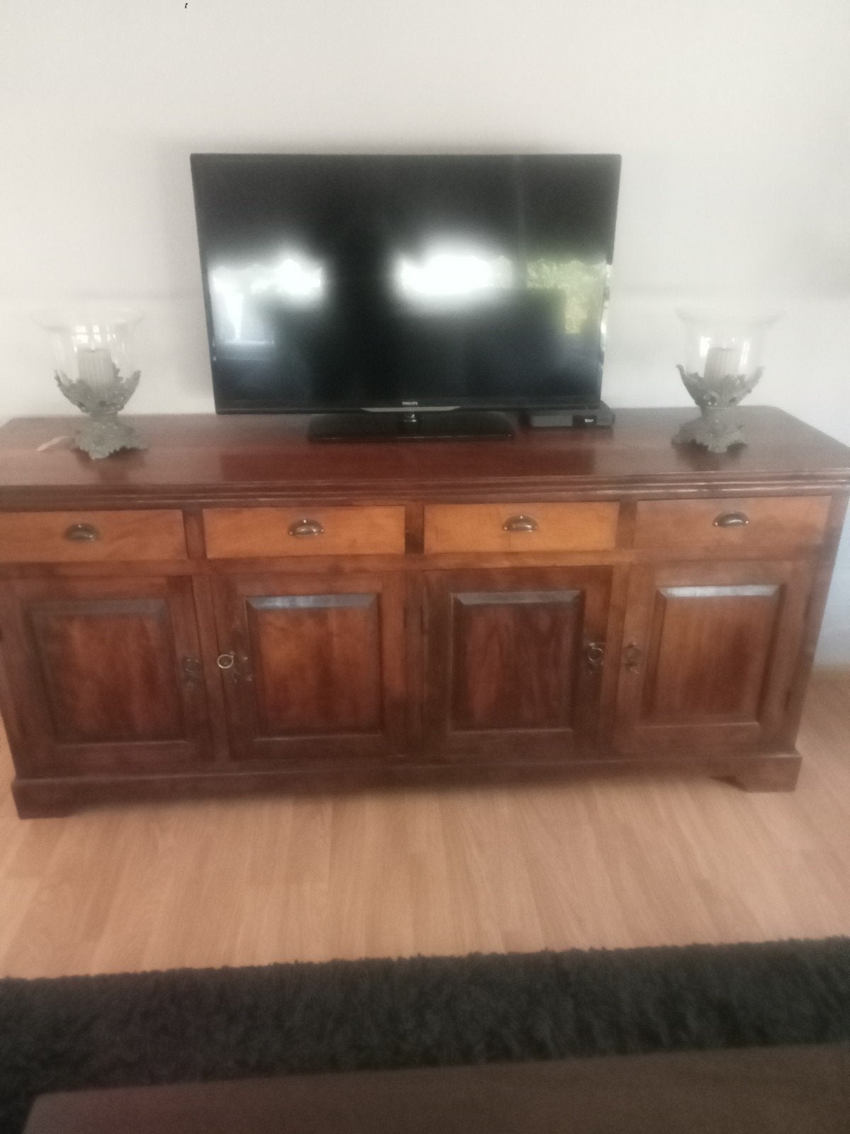 teak houten dressoir, Ophalen, 25 tot 50 cm, 150 tot 200 cm
