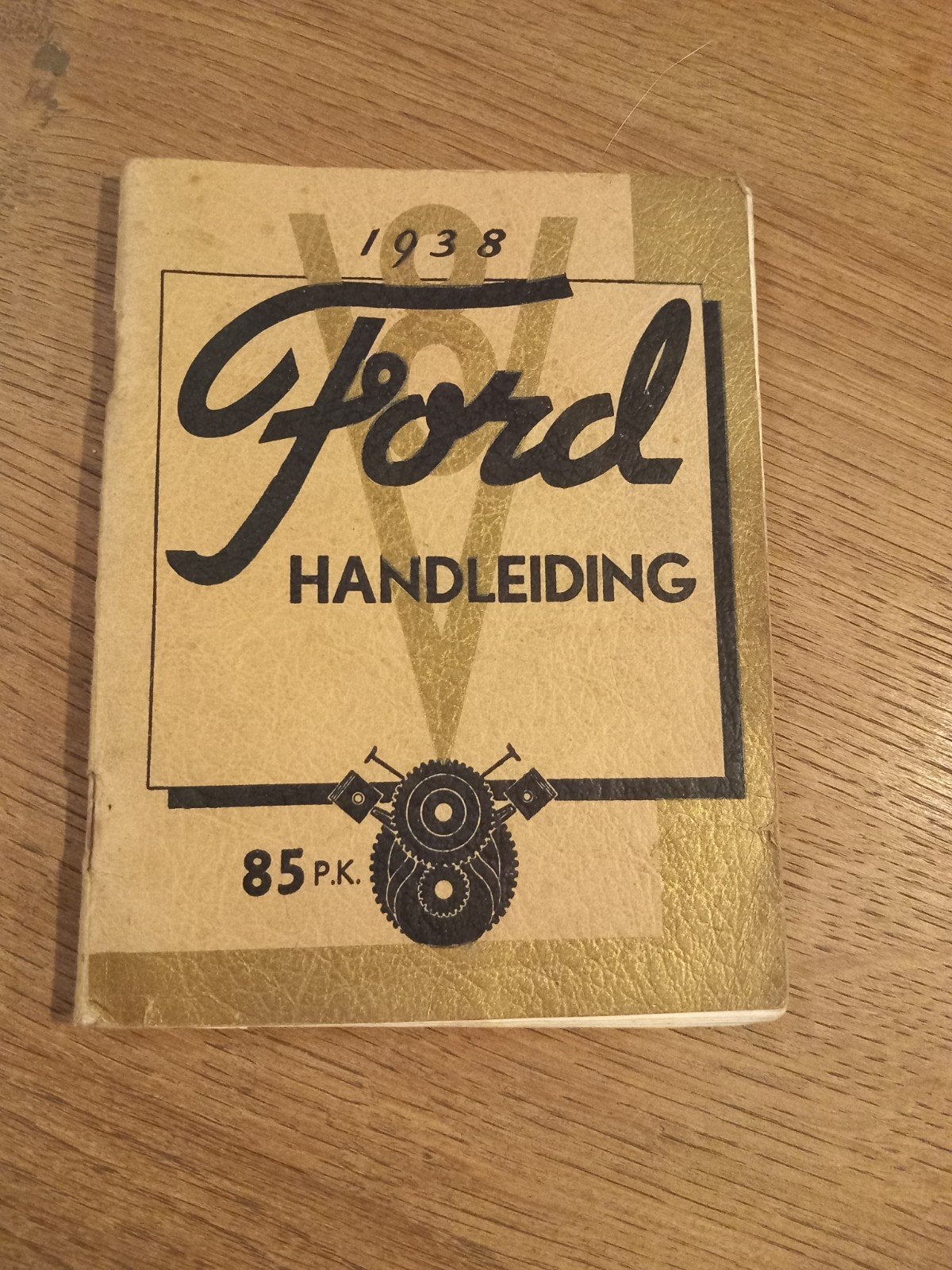 Zeldzame Ford Handleiding 1938 - 85 P.K. Personen-/Bestelw, Ophalen of Verzenden