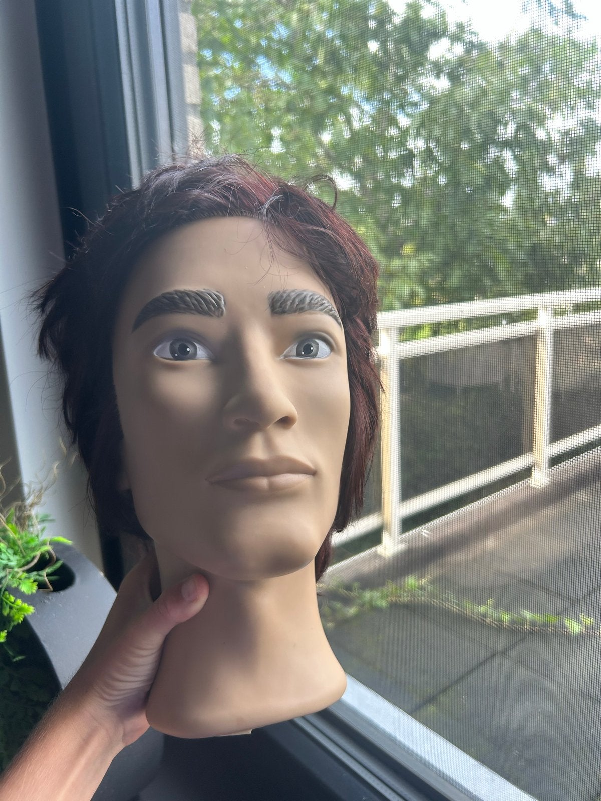 Oefenhoofd Patrick met donkerrood haar, Ophalen of Verzenden, Nieuw, Overige typen