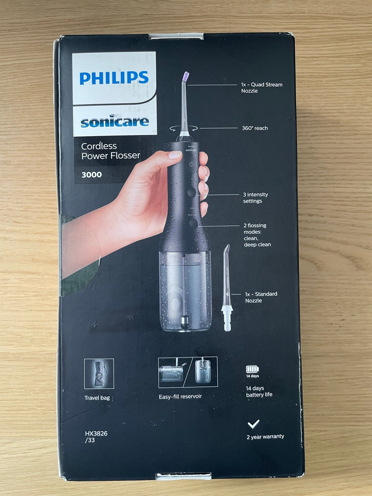 Philips Sonicare Cordless Power Flosser 3000 HX3826/33, Ophalen of Verzenden, Nieuw, Overige typen