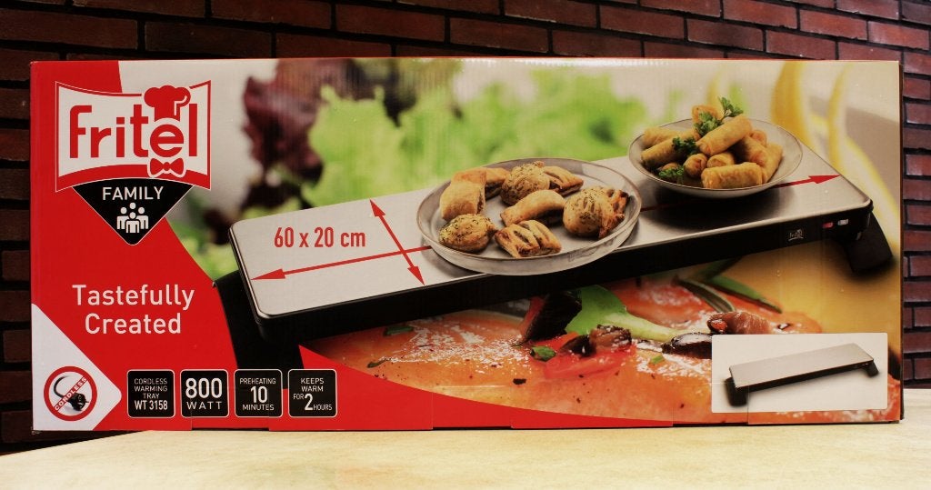 Fritel warmhoud-plaat 60 x 20cm 800w oplaadbaar - Nieuw, Overige typen, Ophalen, Nieuw, Overige merken