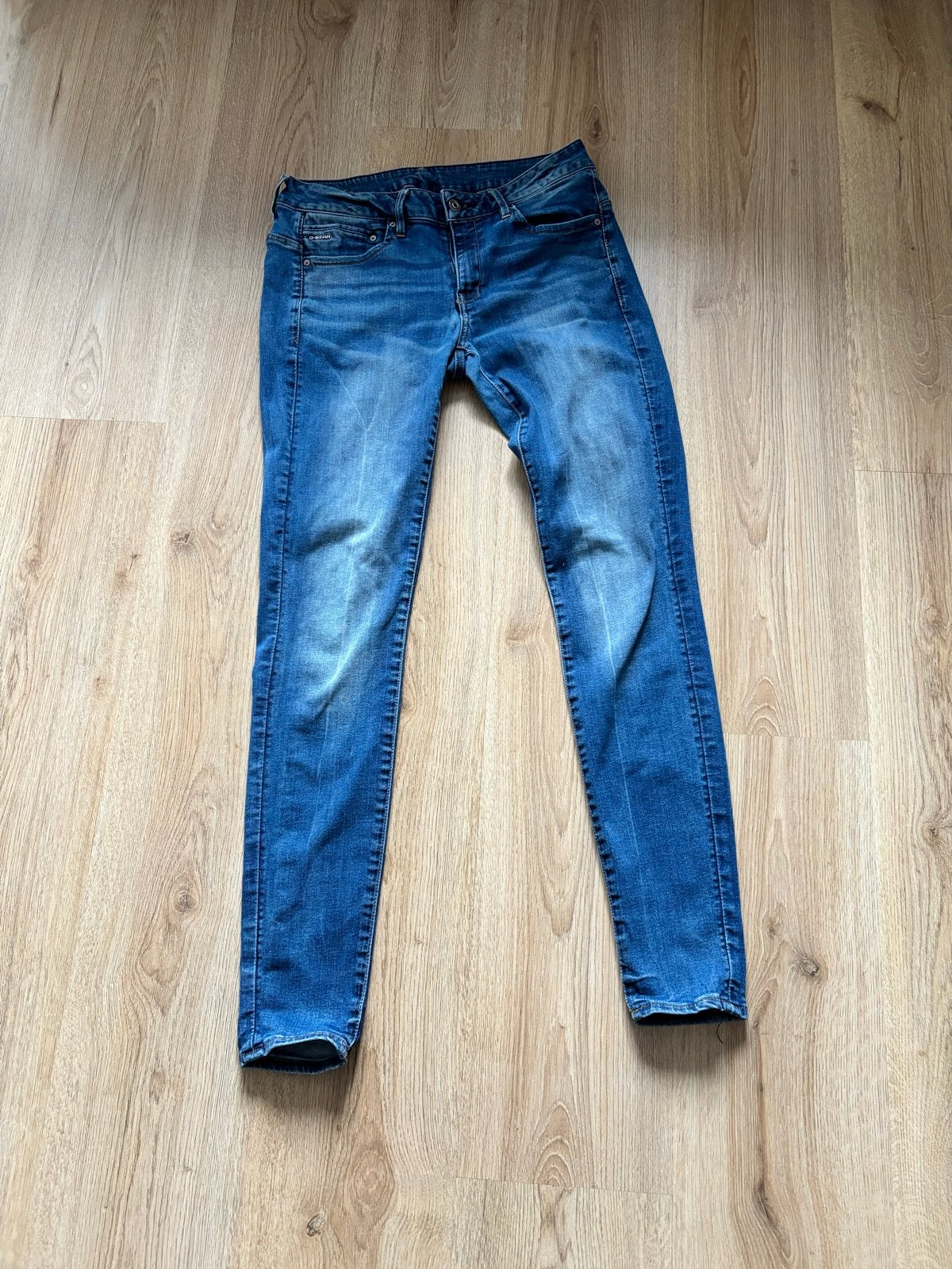 G-Star RAW Midge Zip Skinny Jeans W30/L32, Kleding | Dames, Ophalen of Verzenden, Gedragen, Blauw, W30 - W32 (confectie 38/40)