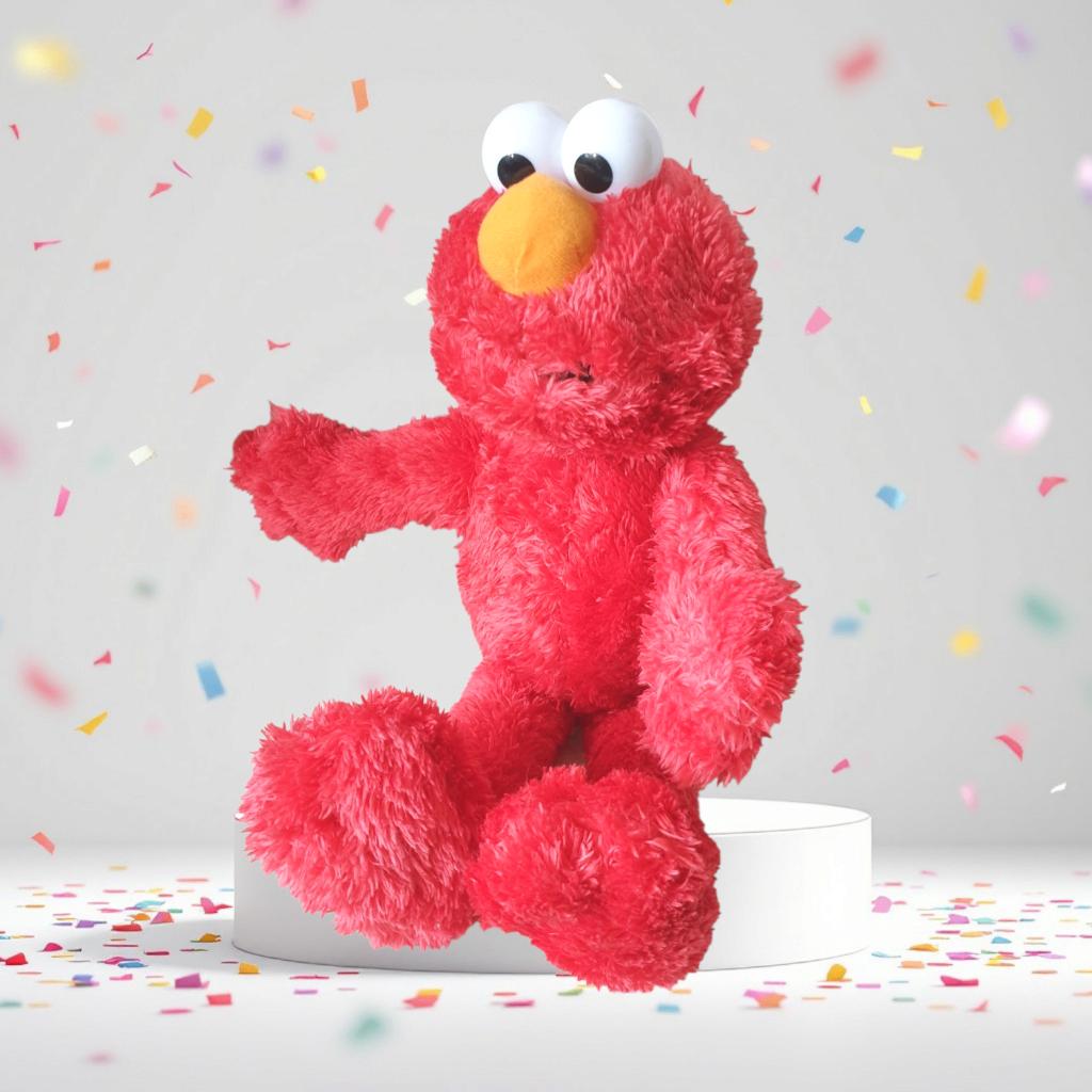 Sesamstraat Elmo knuffel 2018 Sesame Workshop h 40 cm  2404, -, Overige karakters, -, Overige typen