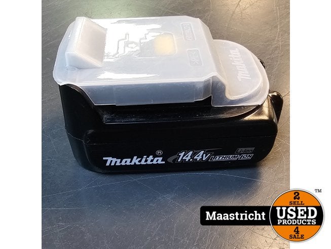 Makita BL1415N 14.4V Li-ion accu - 1.3Ah, Makita, Gebruikt, Support@makita.com, Makita Corporation, 3-11-8, Sumiyoshi-cho, 
Anjo, Aichi 446-8502
Japan