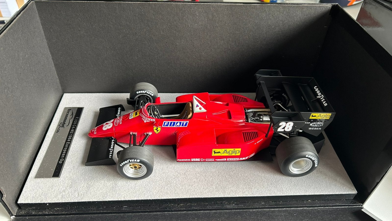 Tecnomodel 1/18 Ferrari 126 C4-M2 R. Arnoux 200 pcs, Ophalen of Verzenden, Nieuw, Auto, Overige merken