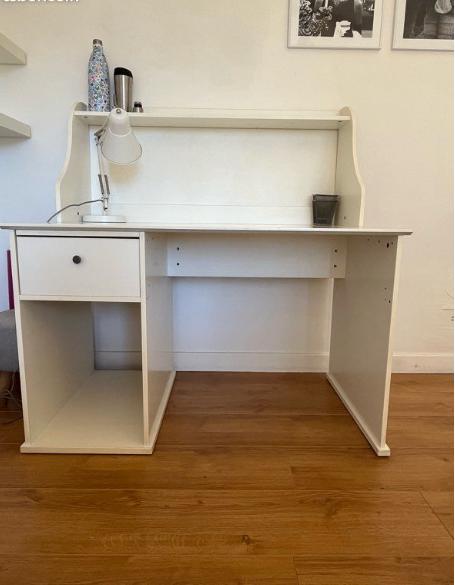 Bureau Ikea Hemnes, Huis en Inrichting, Bureaus, Ophalen, 120 cm, Scandinavisch, Hout