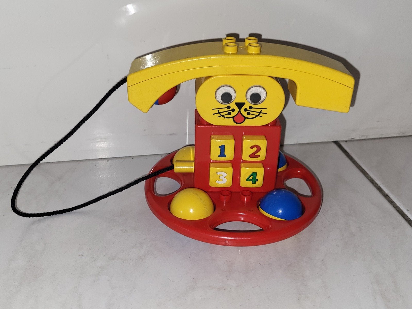 Duplo baby set met een telefoon en rammelaar, Gebruikt, Ophalen of Verzenden, Duplo, Duplo