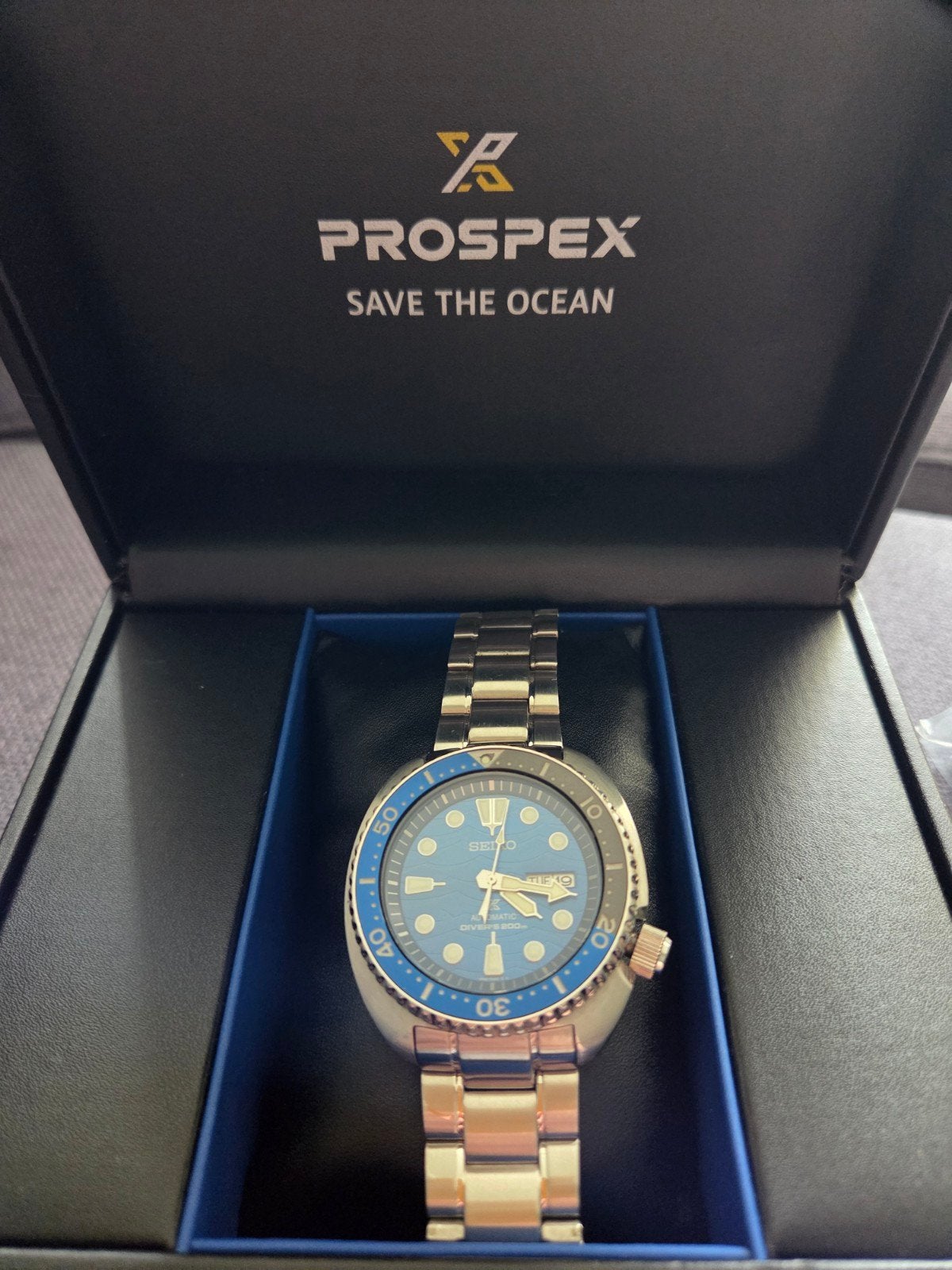Seiko Prospex "Great White Shark" Turtle SRPD21K1 — Full Set, Ophalen of Verzenden, Staal, Seiko, 1960 of later