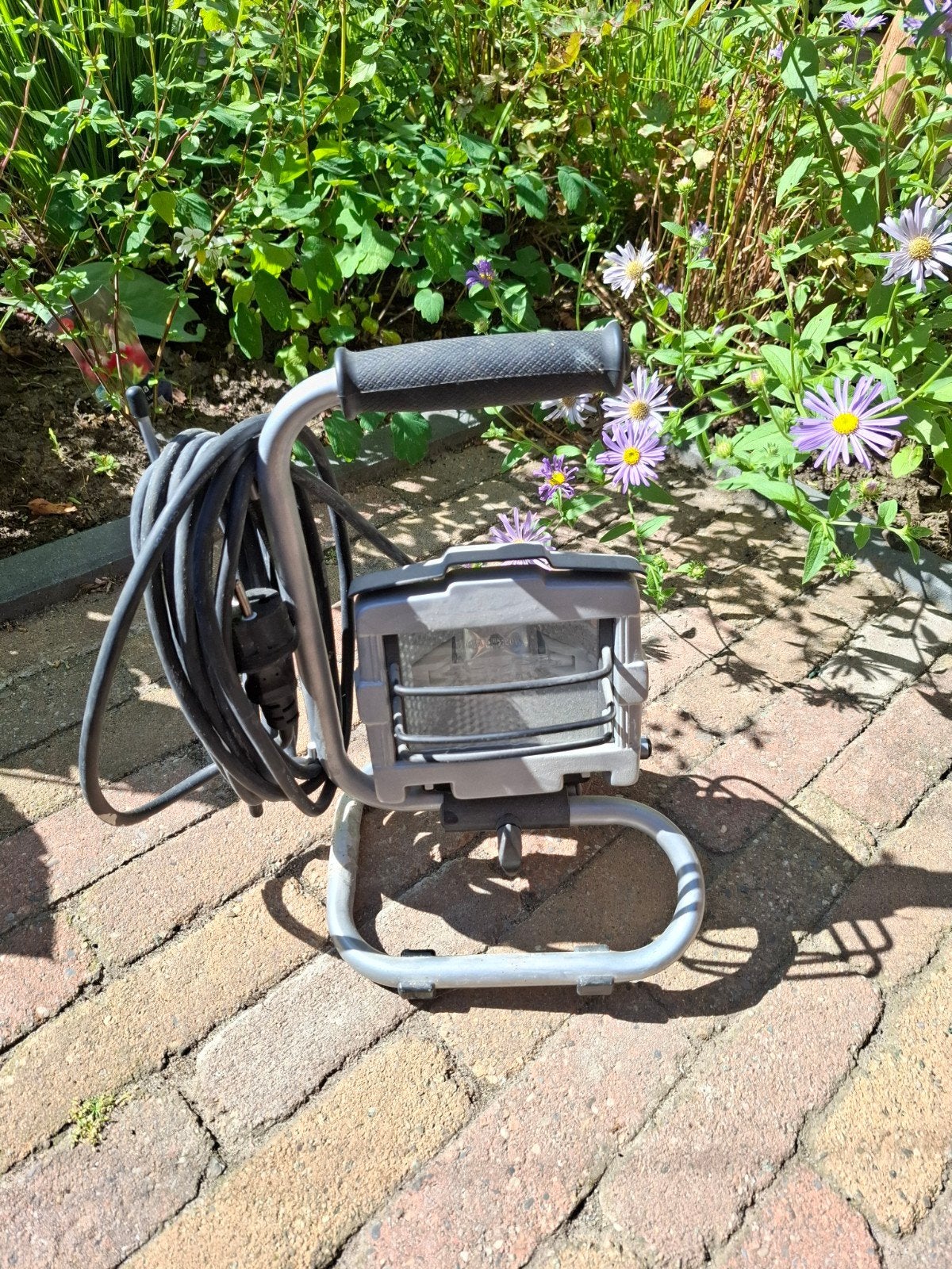 Ekro Bouwlamp HL612SA - 150W Halogeen Werkspot, Doe-het-zelf en Verbouw, Bouwverlichting, Ophalen of Verzenden, Gebruikt, 50 tot 200 watt