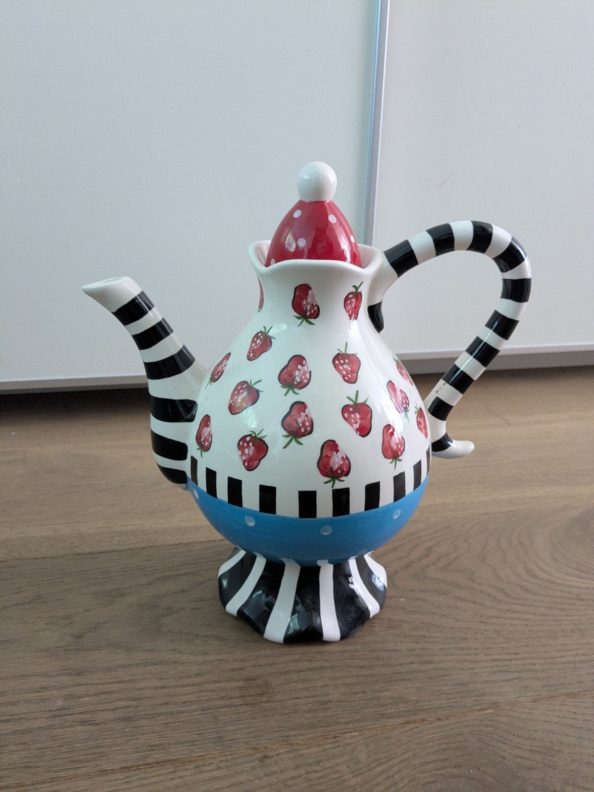 Theepot Jameson & Tailor handpainted, Zo goed als nieuw, Steen/keramiek, Meerkleurig, Overige merken