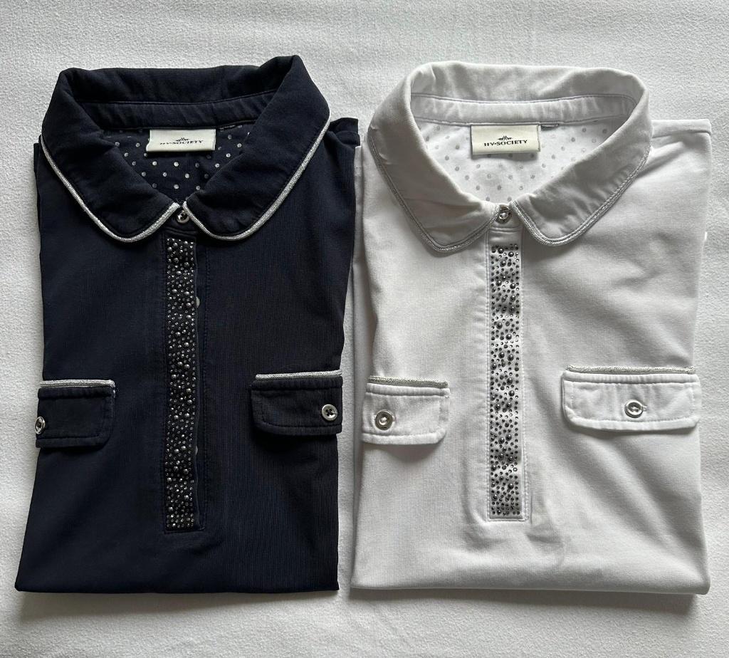 2 HV Polo / HV Society polo's maat 36, Blauw, HV Society, Ophalen of Verzenden, Zo goed als nieuw