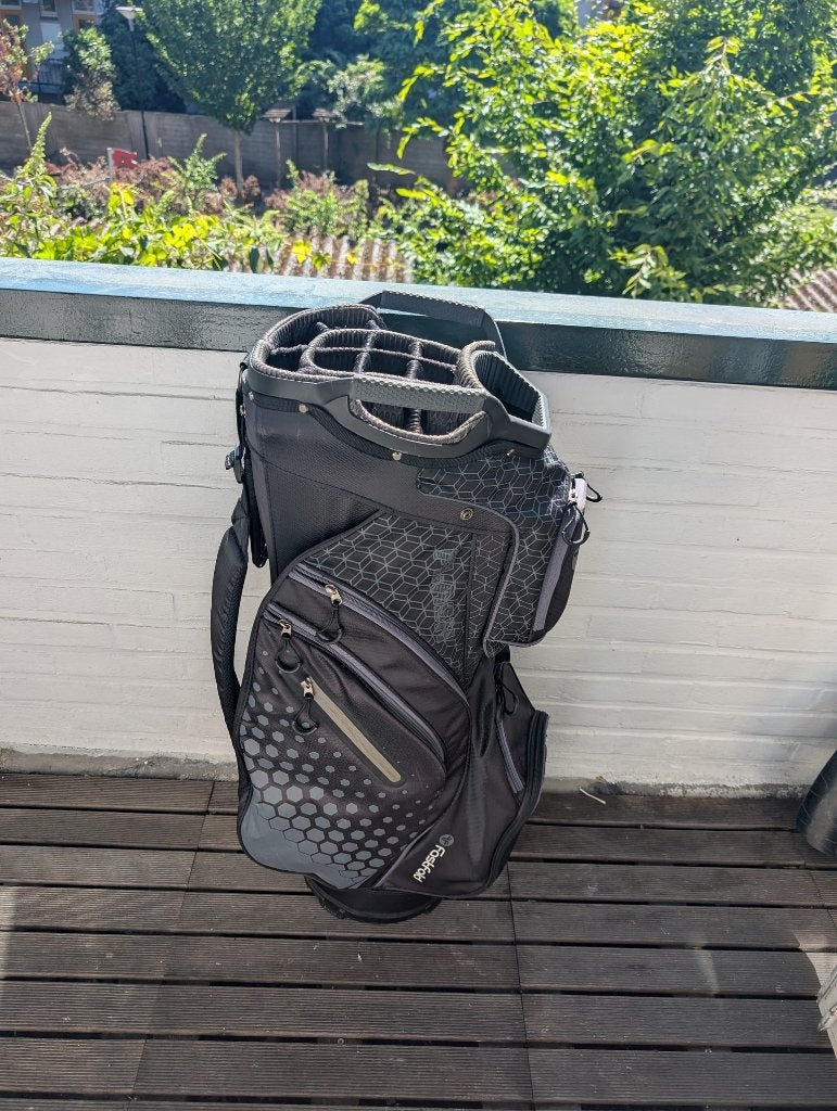 Fastfold Cartbag, inclusief regencover, Ophalen, Gebruikt, Tas