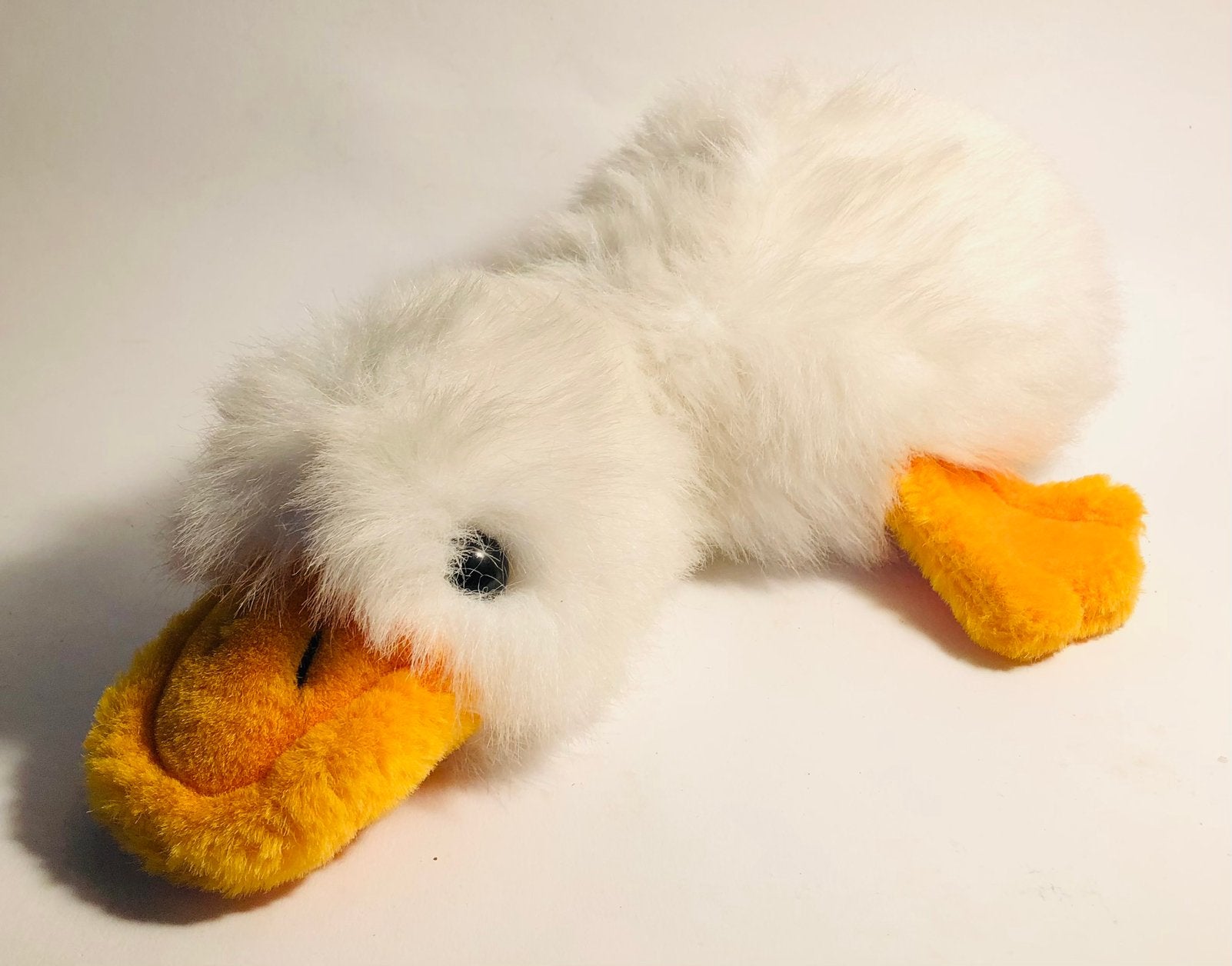 Lief eendje, wit met oranje snavel en pootjes, Kinderen en Baby's, Ophalen of Verzenden, Overige typen