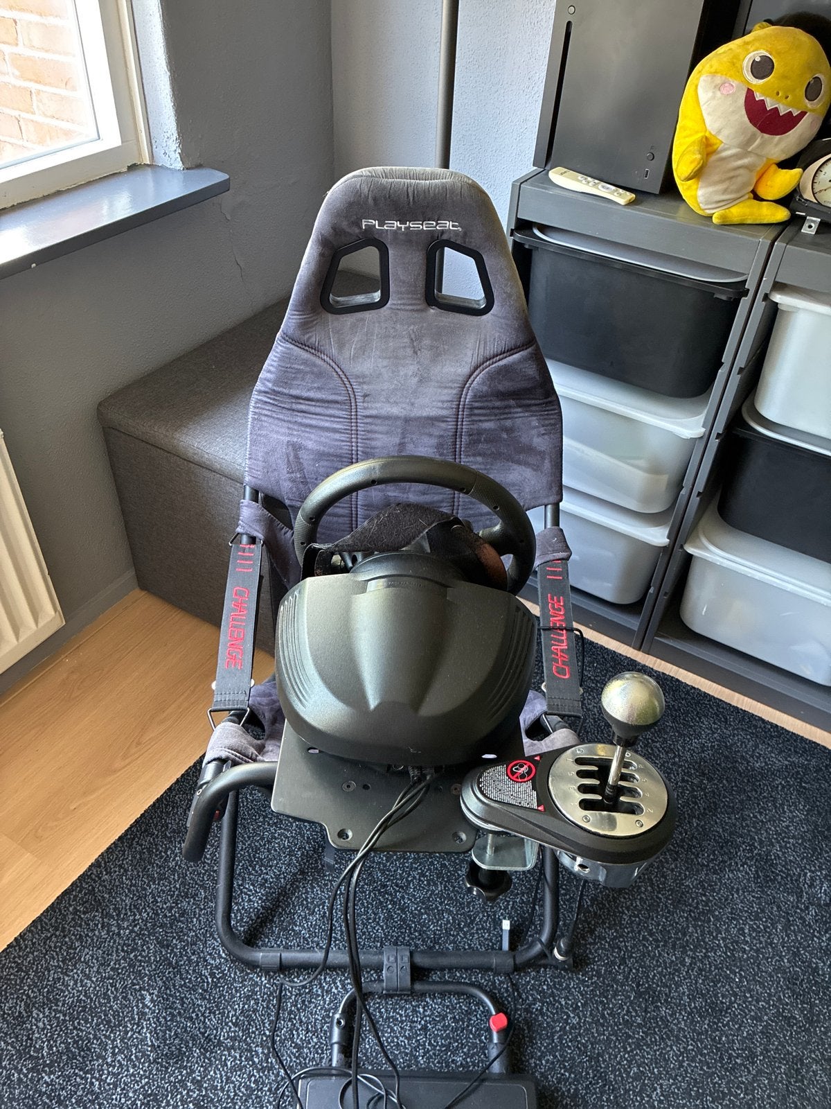 Playseat Challenge met Thrustmaster TMX Pro en TH8A Shifter, Spelcomputers en Games, Spelcomputers | Overige Accessoires, Ophalen