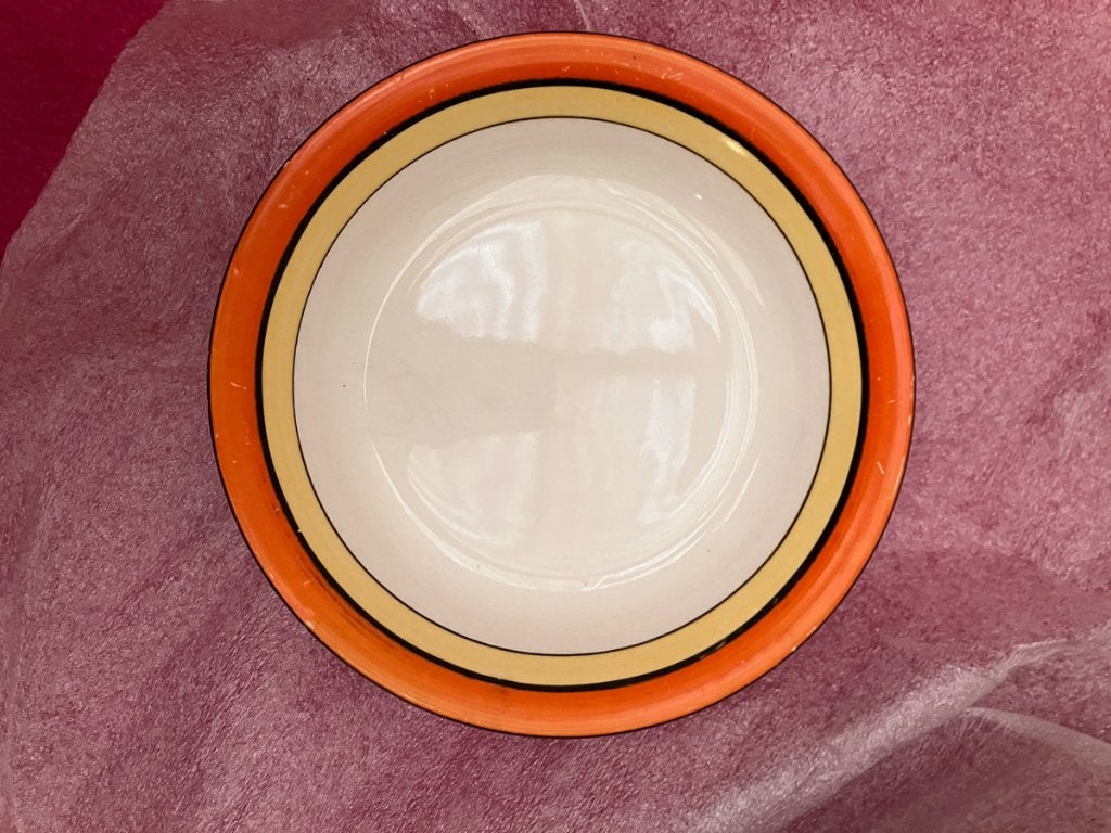 Art Deco aardewerk diep bord. 'Britannia Pottery', Ophalen of Verzenden