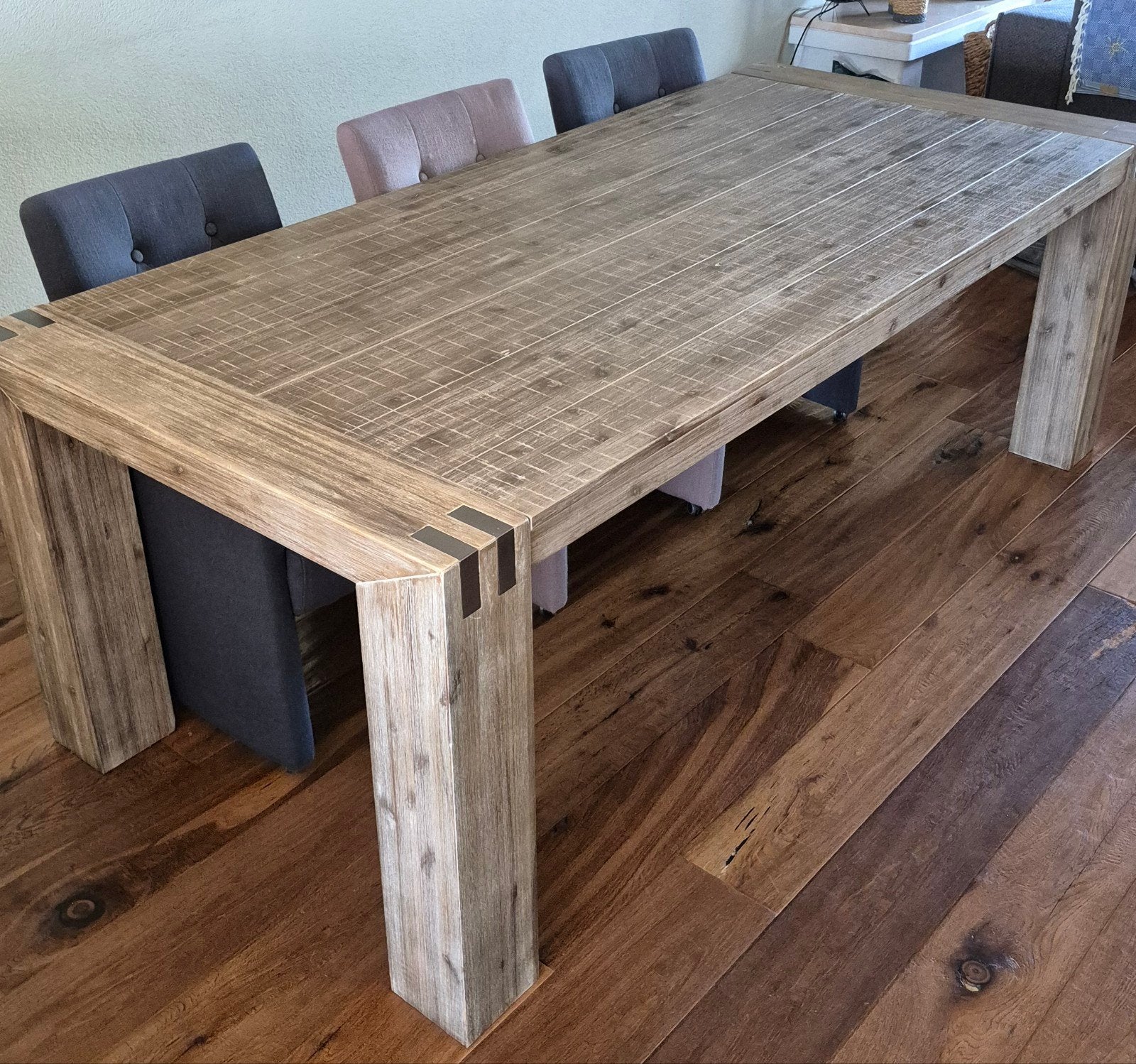 !!GRATIS!! EETTAFEL 220 x 100 x 78, Ophalen of Verzenden, Gebruikt, Rechthoekig, 50 tot 100 cm