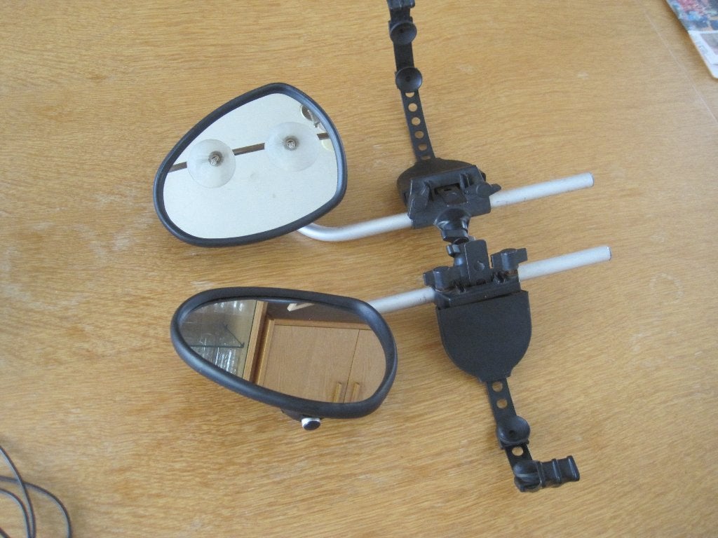 caravanspiegels, Caravans en Kamperen, Caravan accessoires, Ophalen of Verzenden, Gebruikt