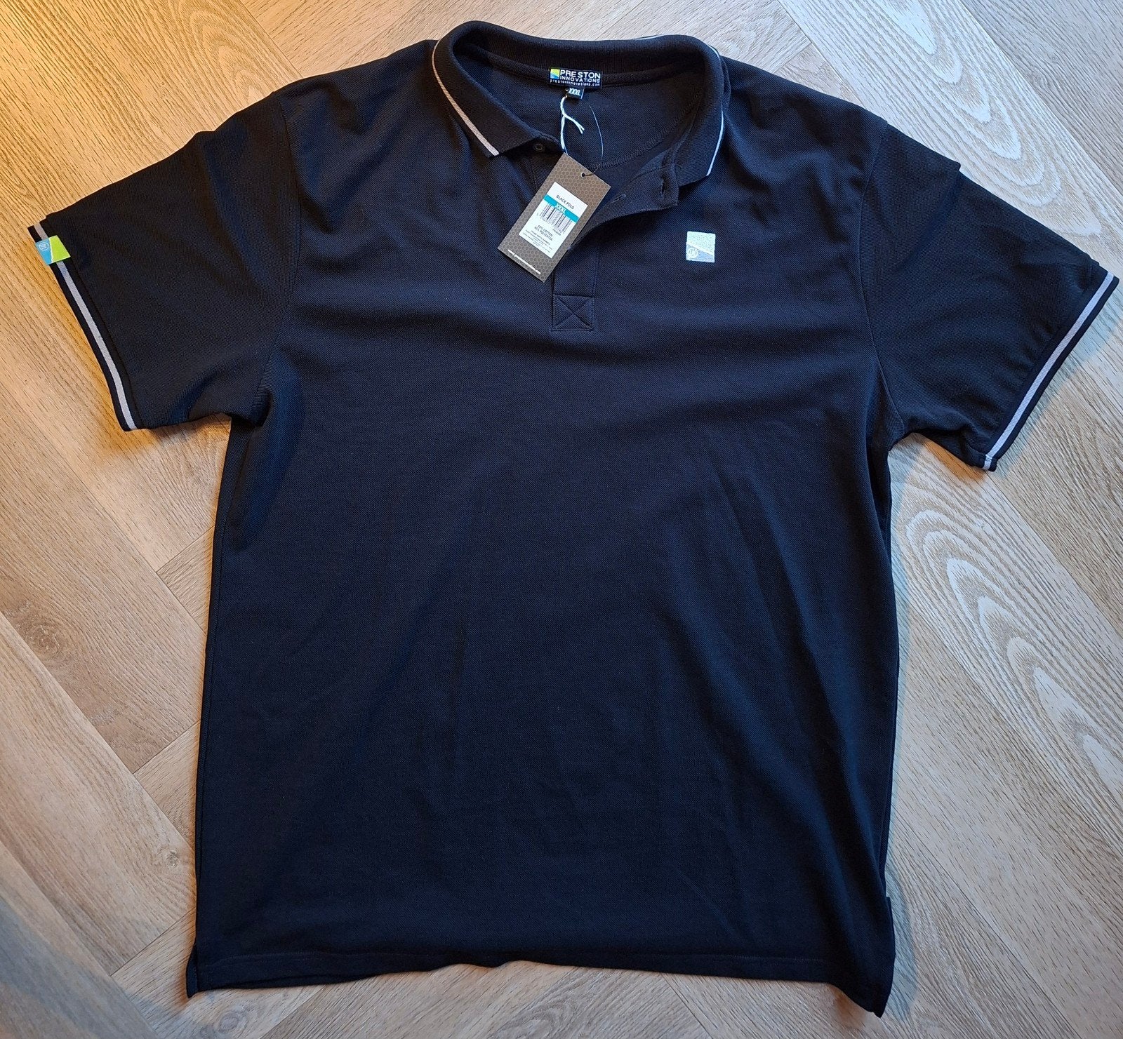 Preston Hengelsport Zwarte Polo Shirt XXXL Nieuw Collectie, Ophalen of Verzenden, Nieuw