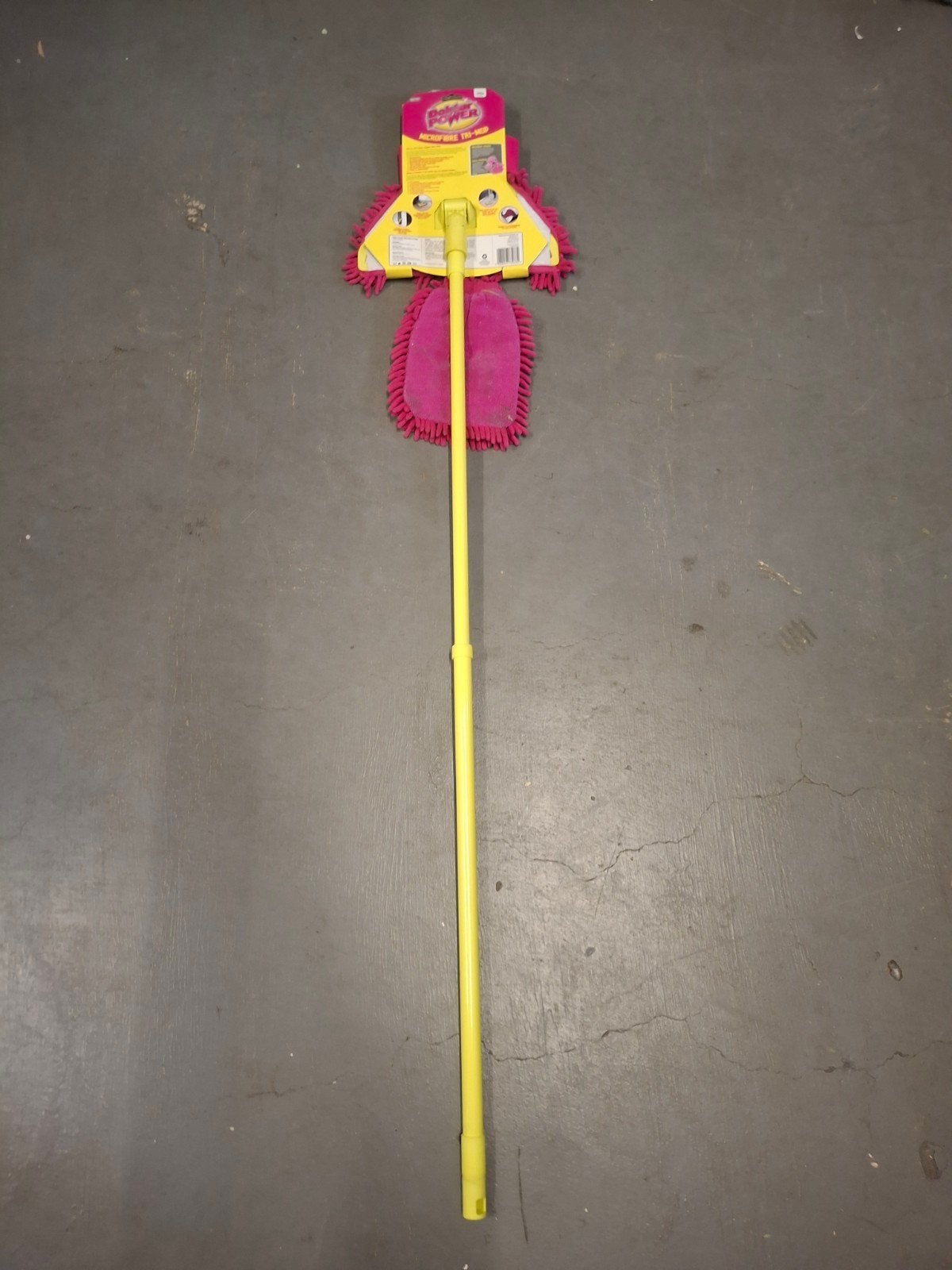 Microvezel Mop met steel - licht beschadigd, Onbekend, Ophalen of Verzenden, Onbekend, Mop of Dweil