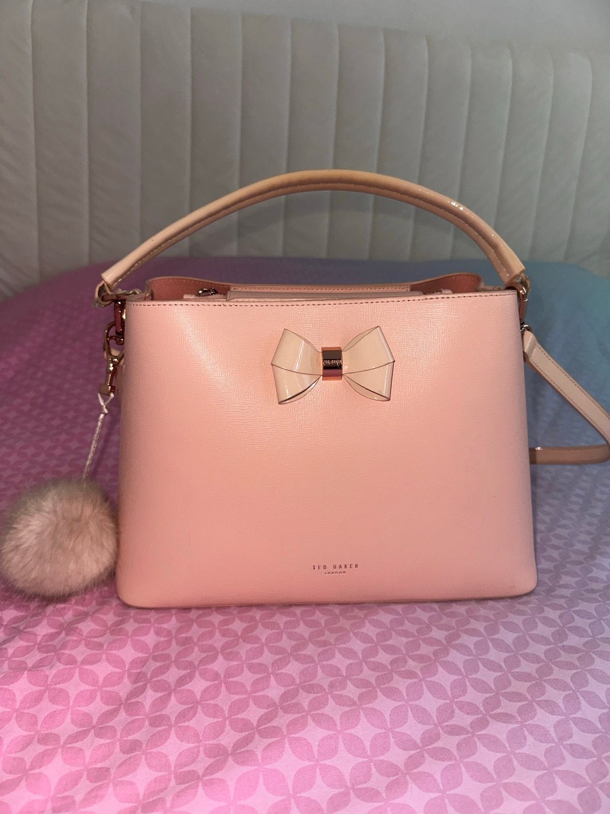 Ted Baker handtas roze, Ophalen of Verzenden, Gebruikt, Roze, Handtas