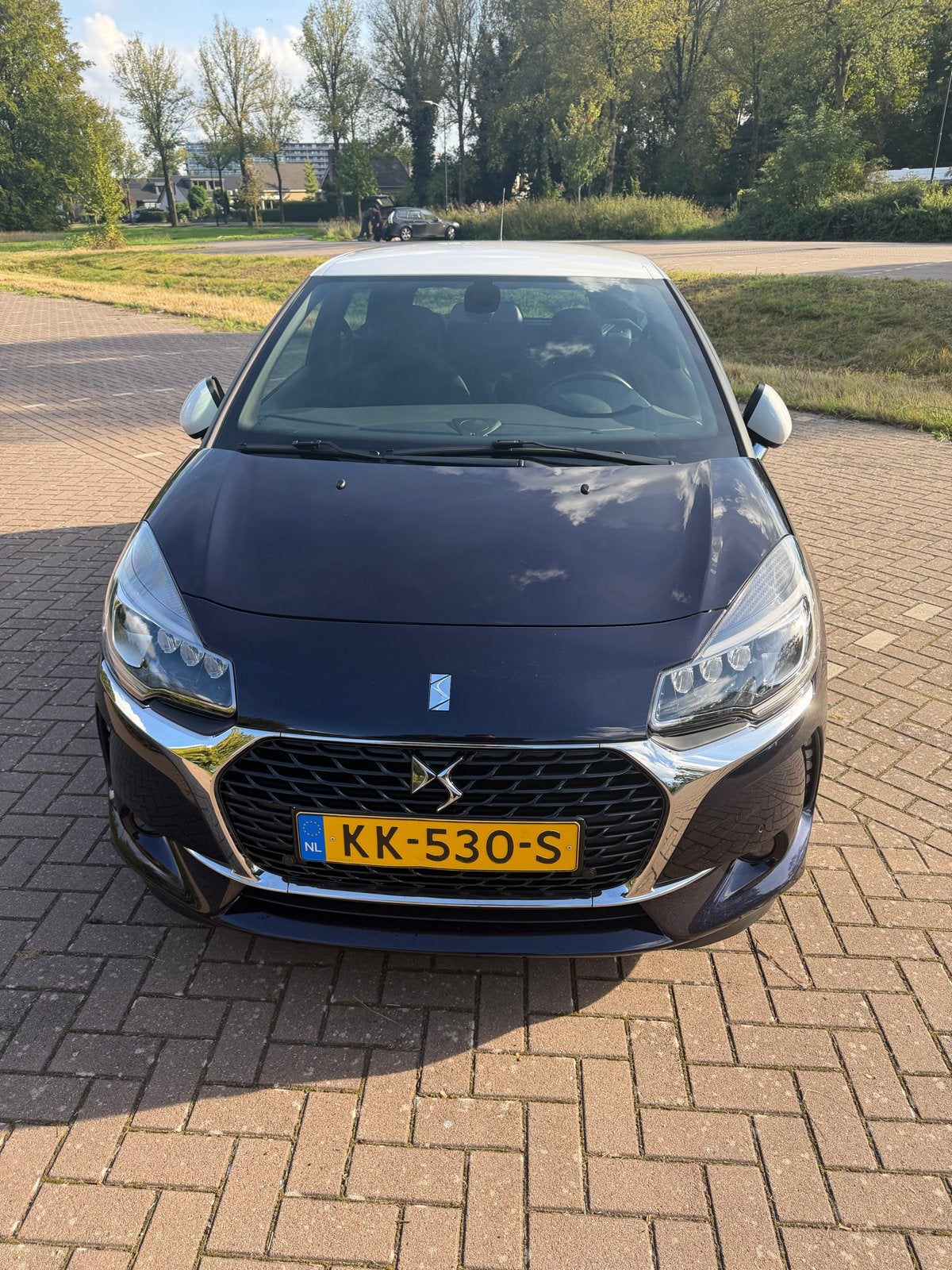 DS 3 1.2 VTI 2016 Blauw auto, Auto's, Voorwielaandrijving, Stof, 1199 cc, Blauw