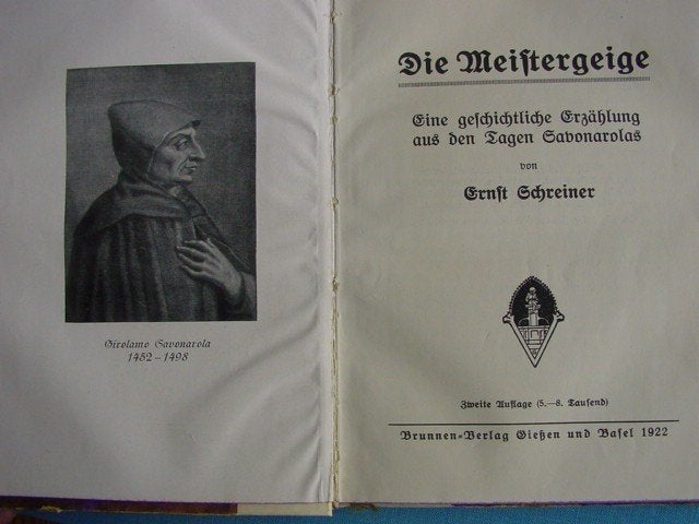 Die Meistergeige von Ernst Schreiner, 1922, Ophalen of Verzenden