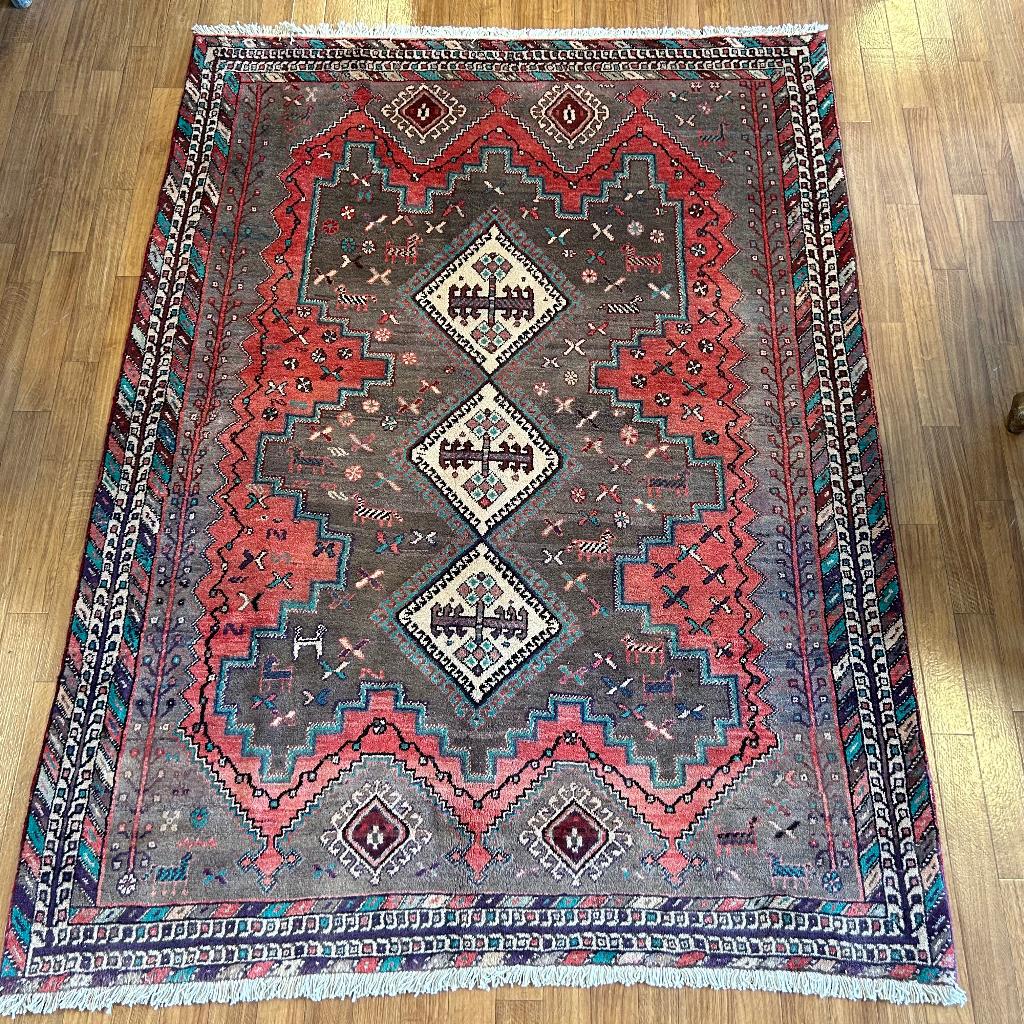 Trendy origineel Perzisch tapijt – 219 x 161 cm – Vloerkleed, TTM Wonen, Meubels – (Perzische) Tapijten en Woonaccessoires, Taag 63, 2491 CS, Den Haag (Forepark)