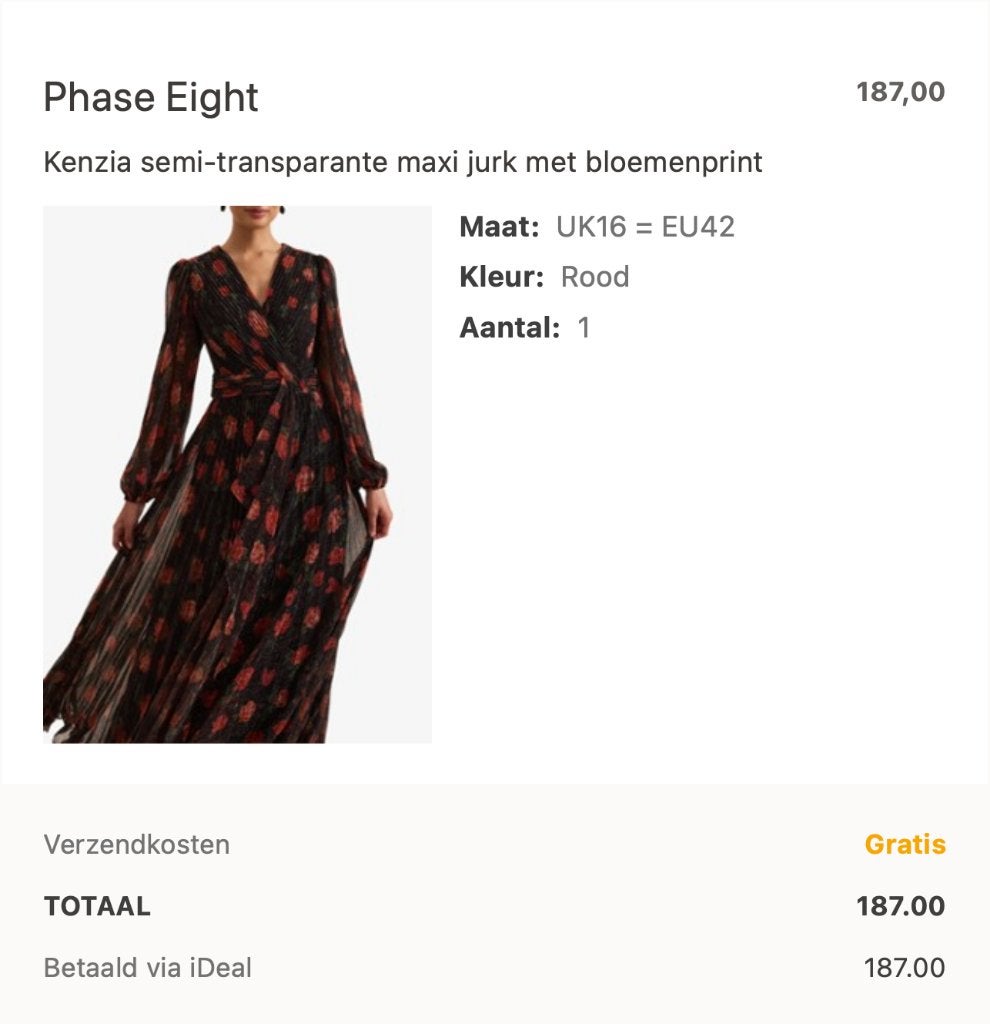 Prachtige Phase Eight gala-jurk – slechts 1 gedragen, Kleding | Dames, Ophalen, Galajurk, Meerkleurig, Maat 42/44 (L)