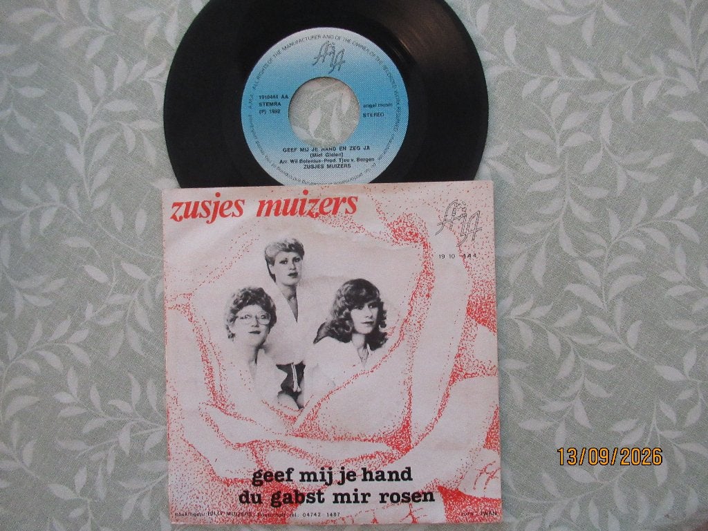 Zusjes Muizers    Geef mij je Hand, Cd's en Dvd's, Ophalen of Verzenden, Gebruikt, 7 inch, Nederlandstalig