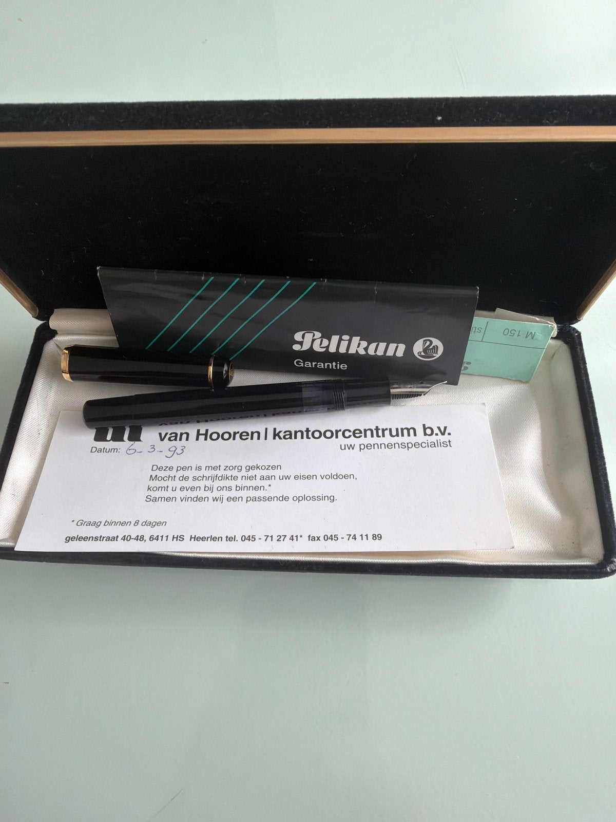Originele Pelikan M150 Vulpen (1993),Professioneel Gereinigd