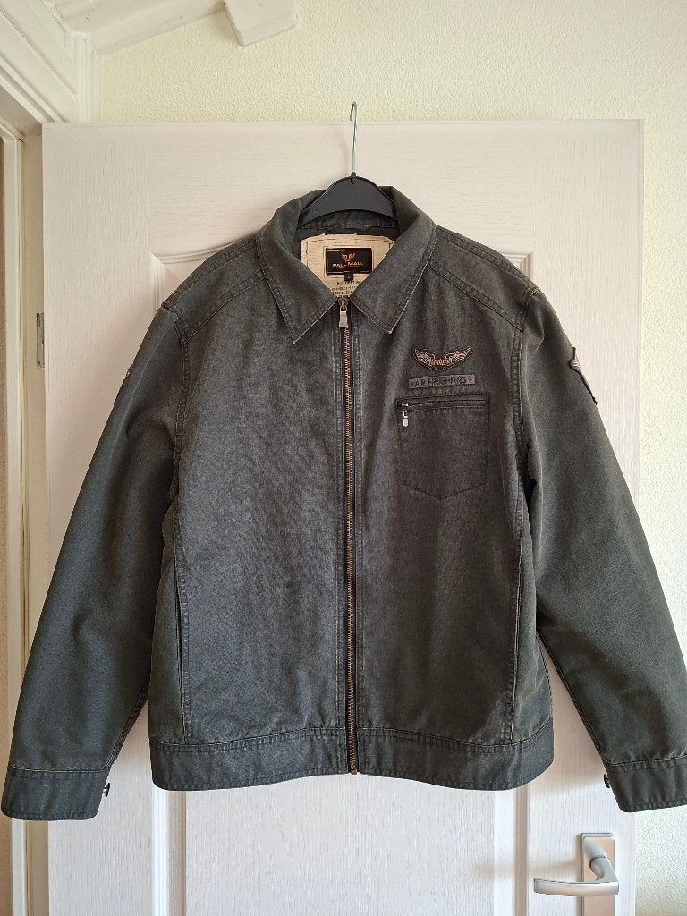 Stoer Pall Mall PME Legend pilotenjack jas Maat L antraciet, Kleding | Heren, Jassen | Winter, Maat 52/54 (L), PME LEGEND, Ophalen of Verzenden