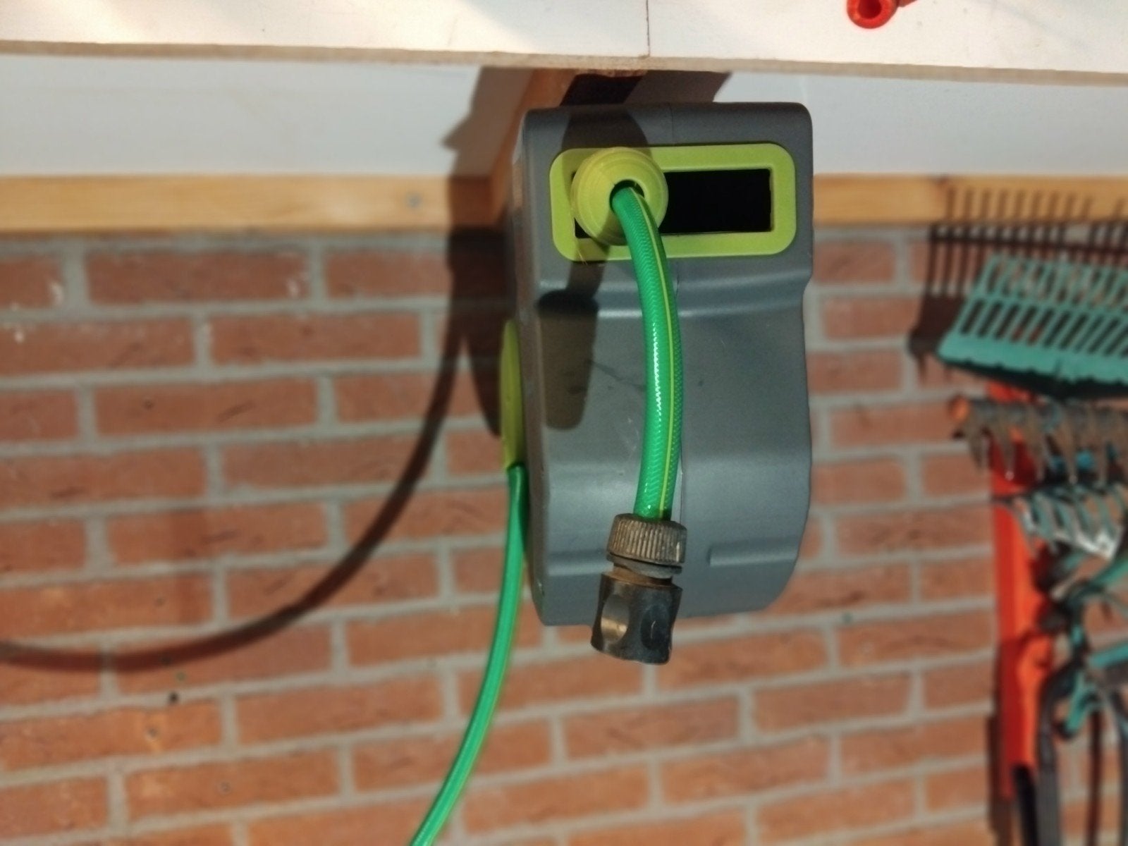 Grouw Tuinslanghaspel met slang - Zo goed als nieuw, Ophalen, Zo goed als nieuw, Tuinslanghaspel