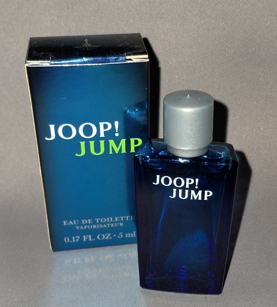Mooie parfum mini - Joop jump + doosje, Verzamelen, Parfumverzamelingen, Ophalen of Verzenden, Zo goed als nieuw, Miniatuur, Gevuld
