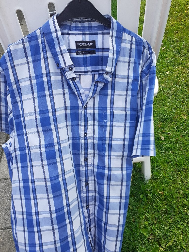 herenoverhemd met korte mouwen 2xl 45/46, Overige kleuren, Ophalen of Verzenden, Zo goed als nieuw, Northwest Territory